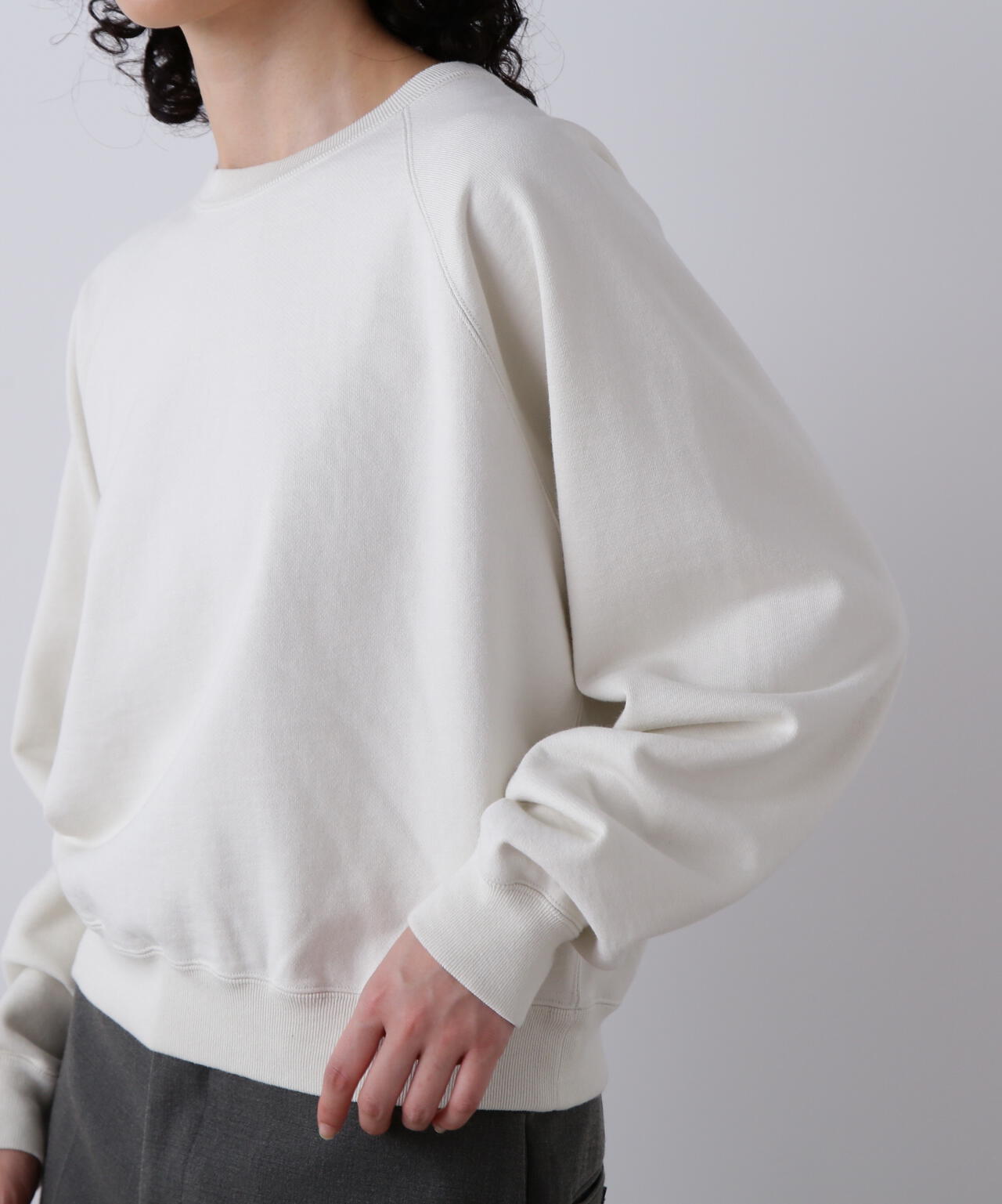 YLEVE / ORGANIC COTTON SUN FADED SWEAT PULLOVER