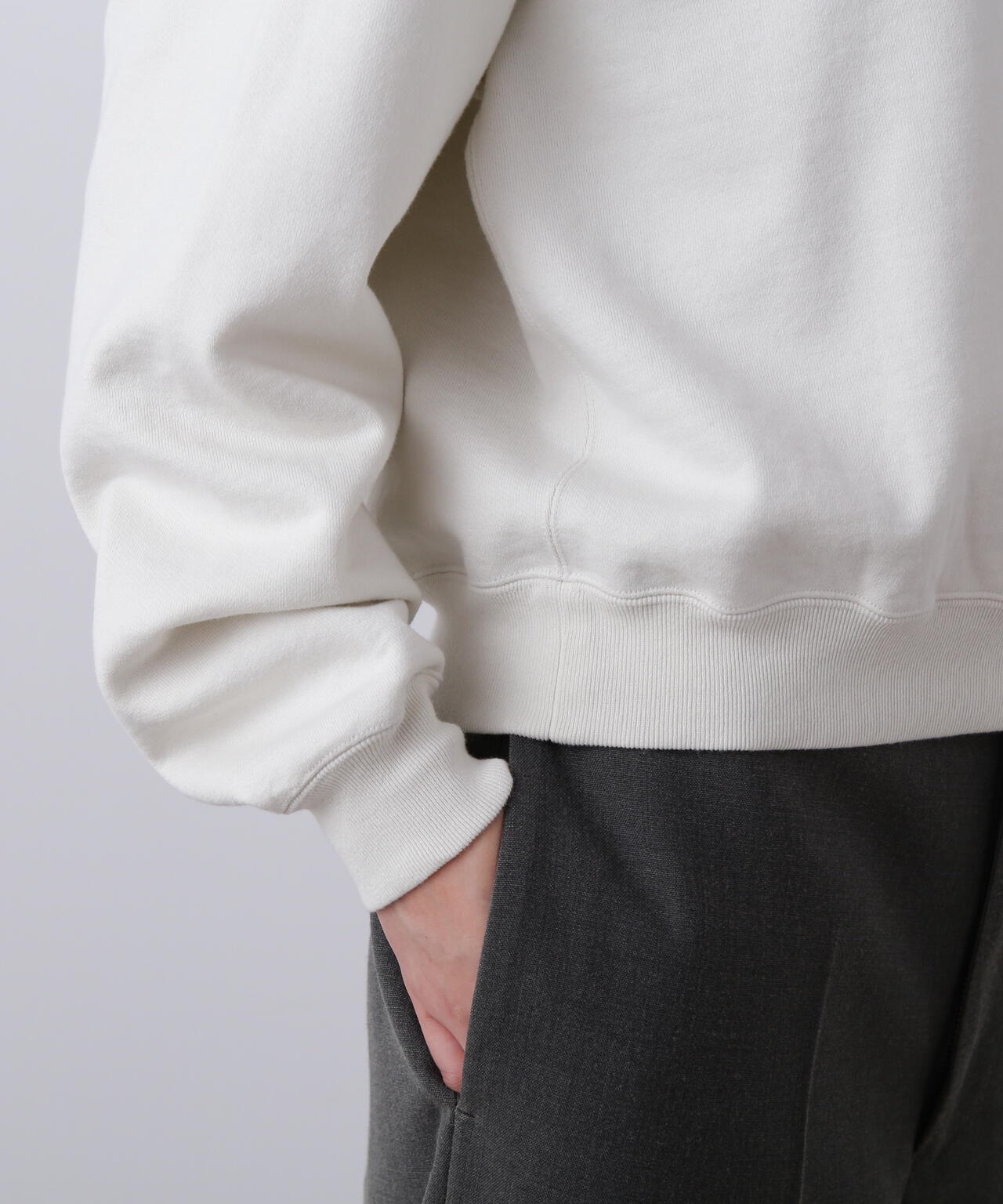 YLEVE / ORGANIC COTTON SUN FADED SWEAT PULLOVER