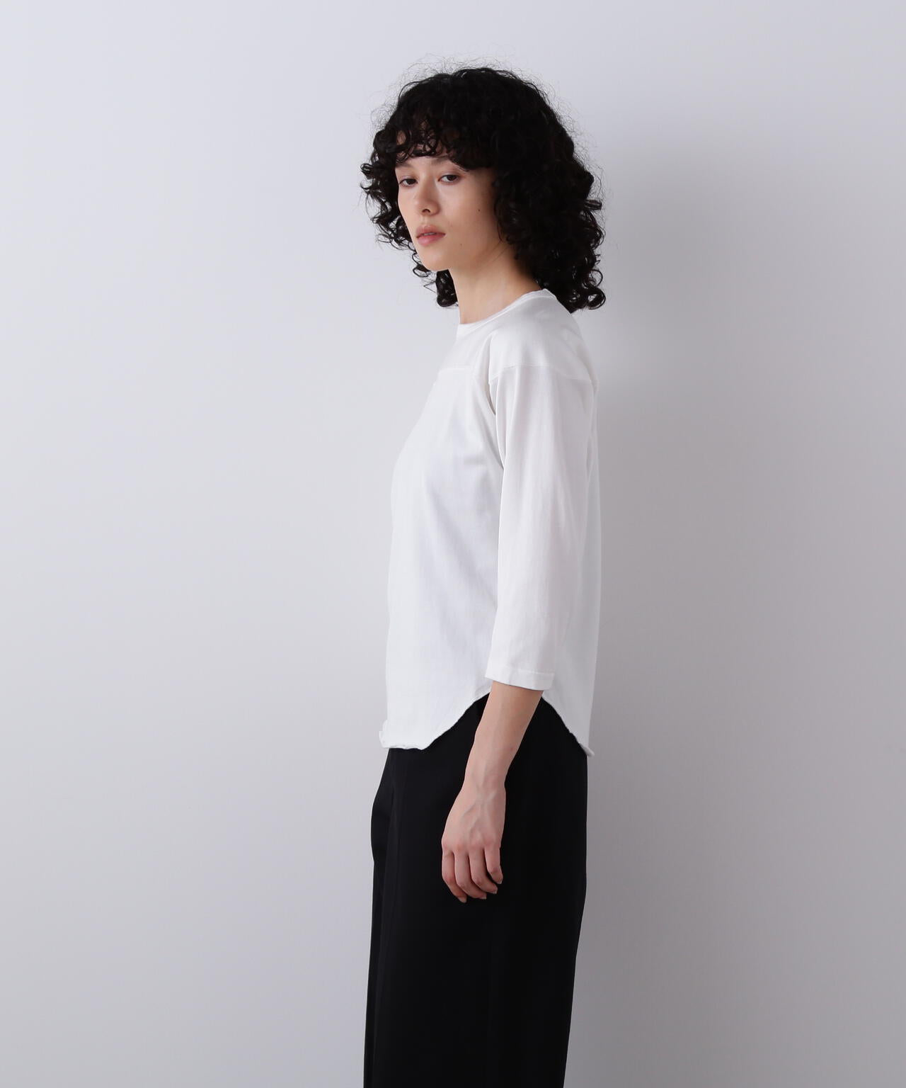 YLEVE / COTTON RAYON PIGMENT DYE FOOTBALL PULLOVER