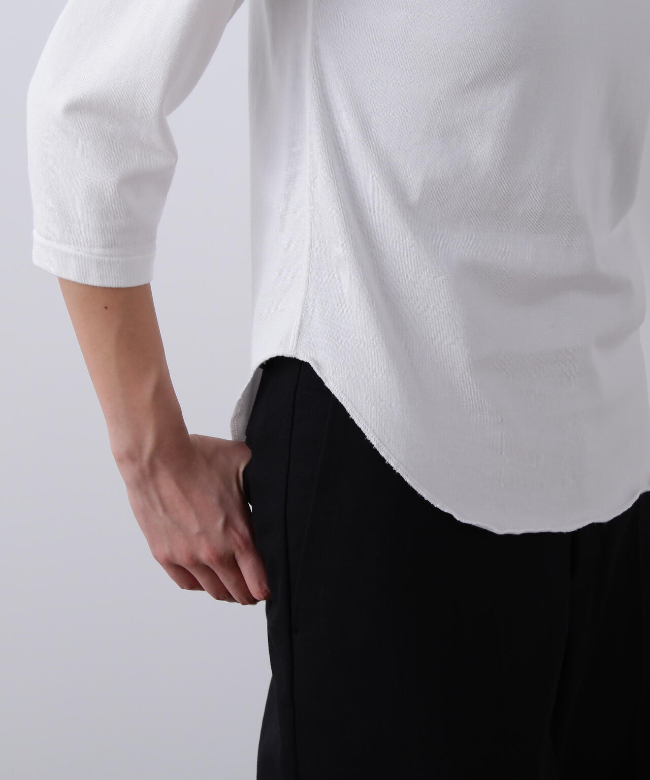 YLEVE / COTTON RAYON PIGMENT DYE FOOTBALL PULLOVER