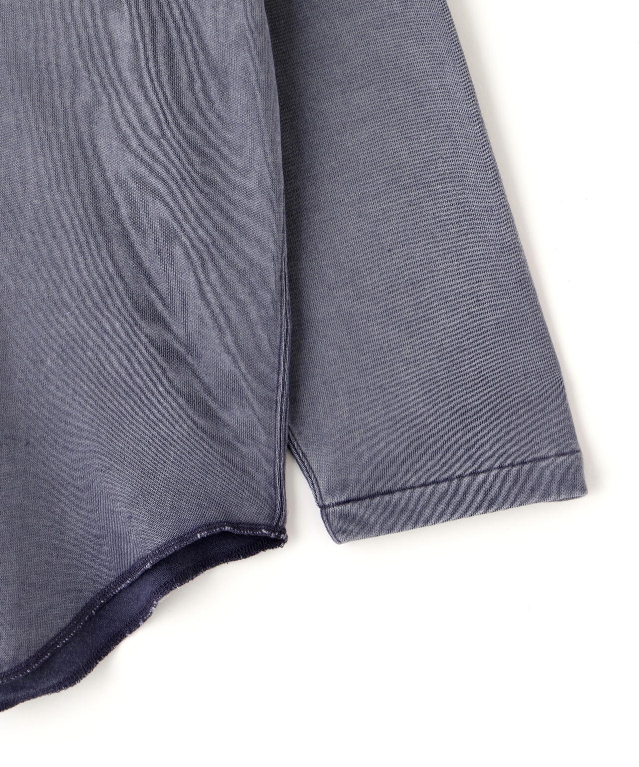 YLEVE / COTTON RAYON PIGMENT DYE FOOTBALL PULLOVER