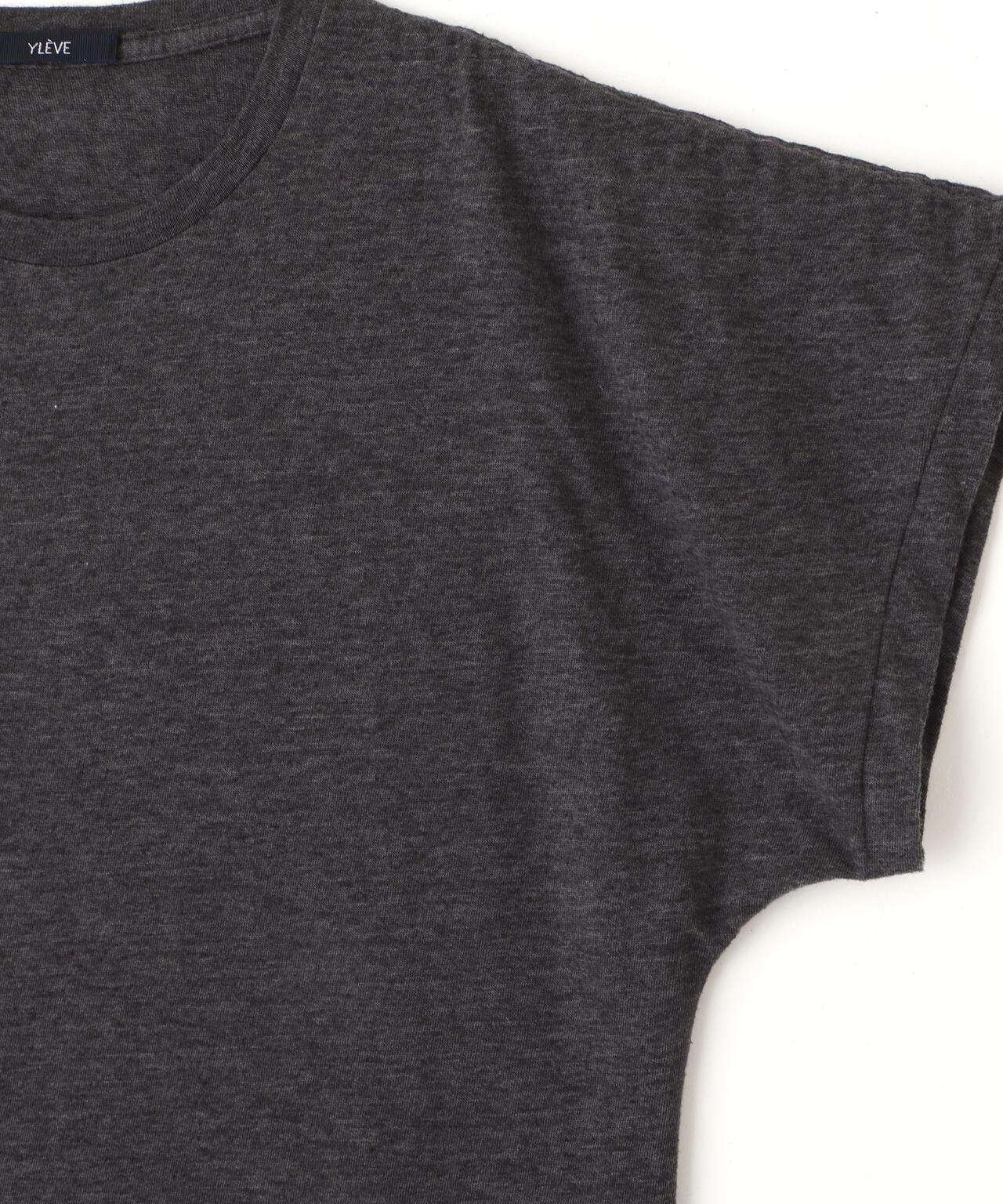 YLEVE / TETRON COTTON SLUB YARN JERSEY SLEEVELESS PULLOVER