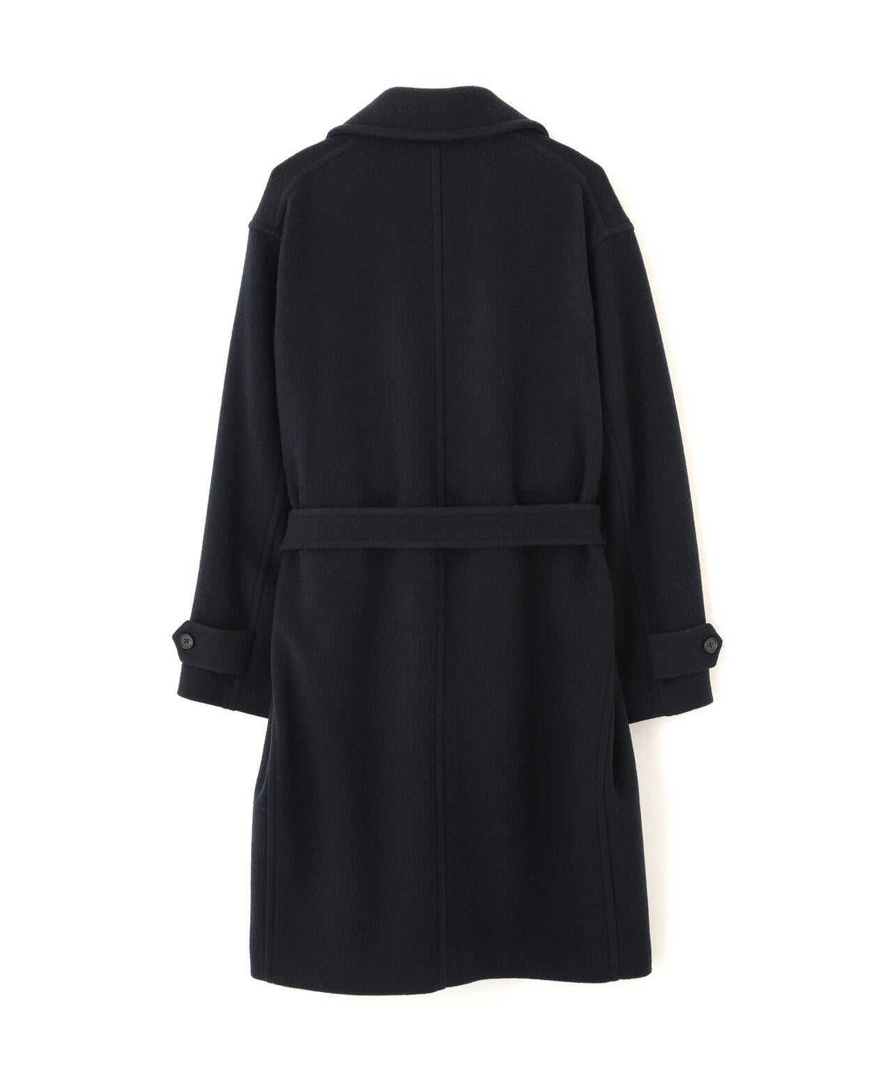 YLEVE / BLANKET-BRUSHED WOOL LONG COAT
