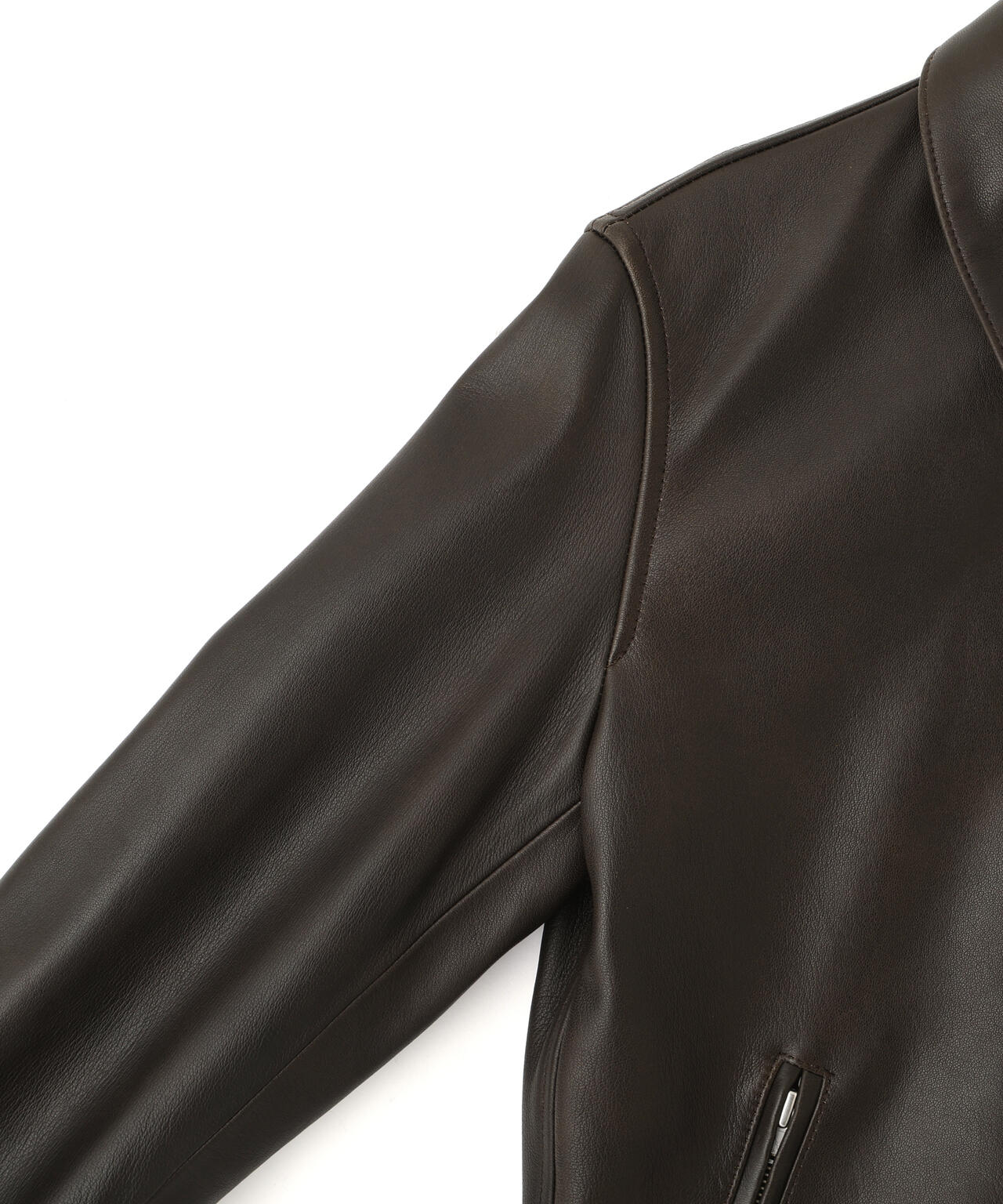 YLEVE / SHEEP AVIATOR LEATHER JACKET