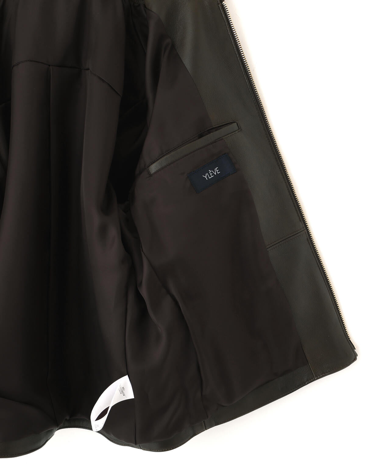 YLEVE / SHEEP AVIATOR LEATHER JACKET