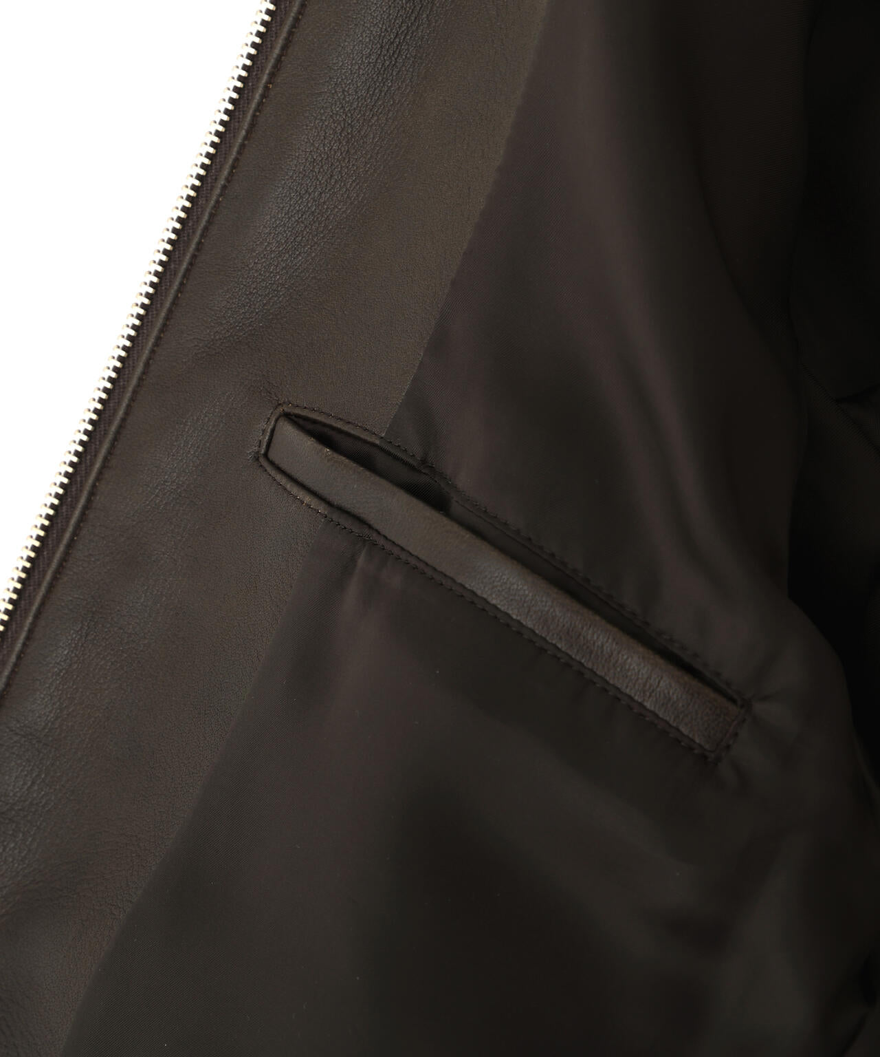 YLEVE / SHEEP AVIATOR LEATHER JACKET