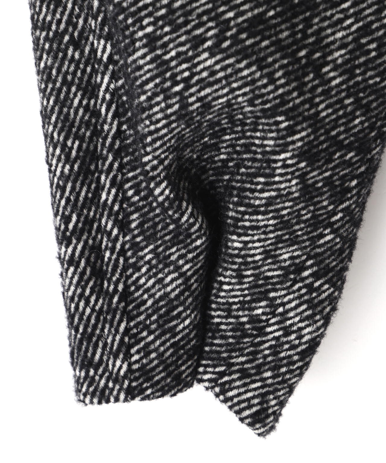 YLEVE / NEPPED TWEED COVERALL JACKET