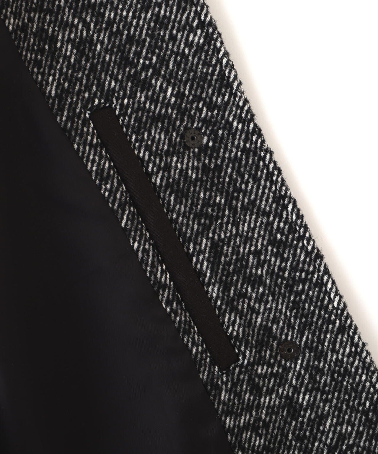 YLEVE / NEPPED TWEED COVERALL JACKET