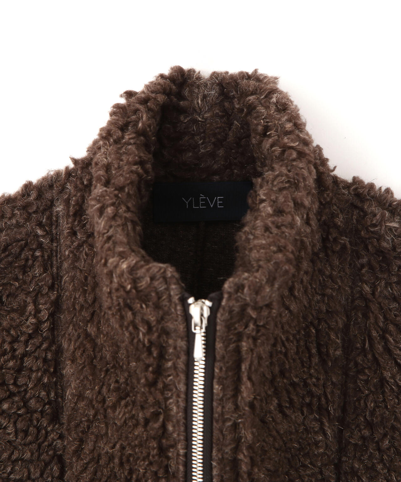 YLEVE / LINEN/RAMIE POLYESTER BOA BLOUSON
