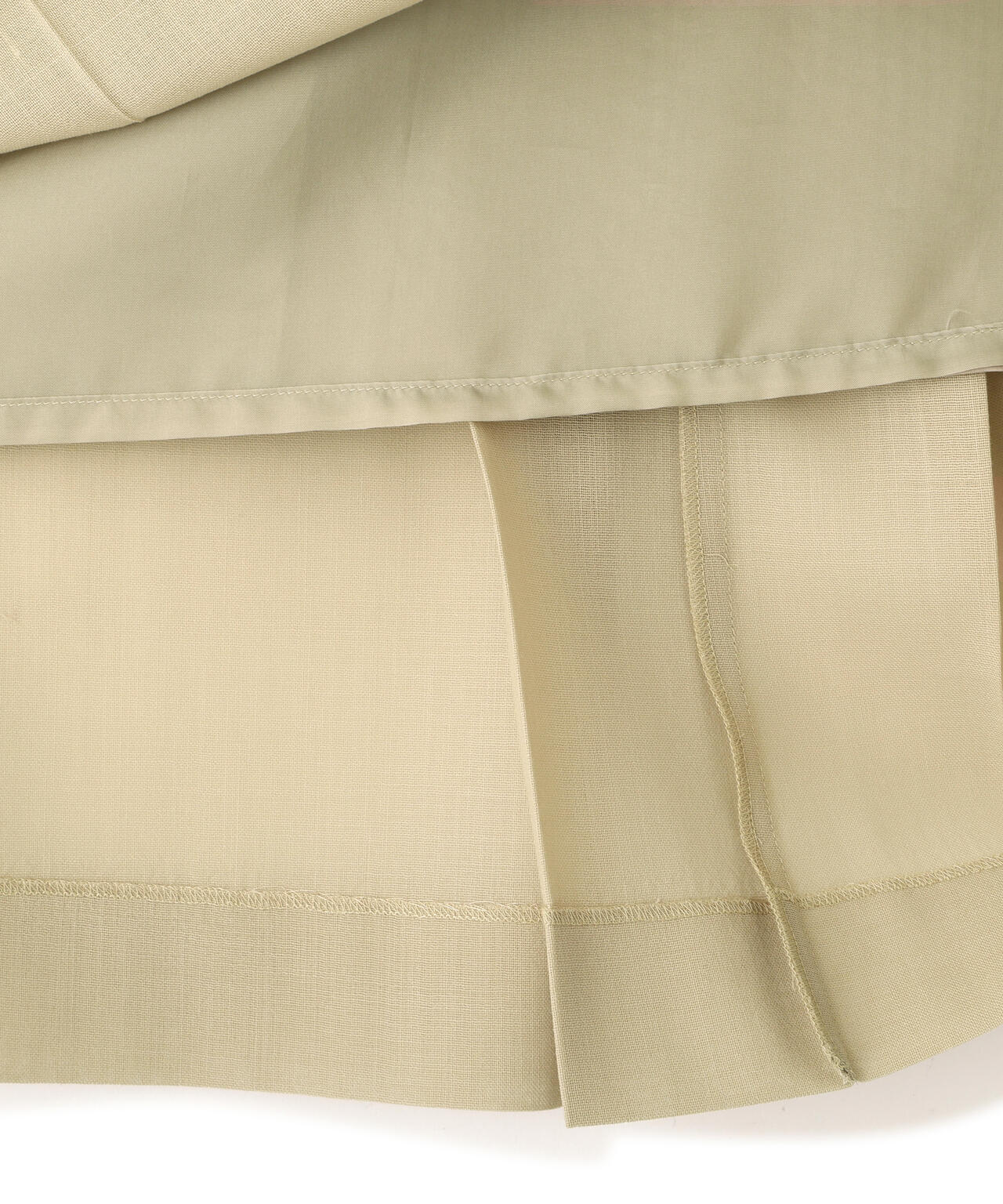 YLEVE / 2/72 SUPER 100’s WOOL HIGH-TWIST VOILE SKIRT