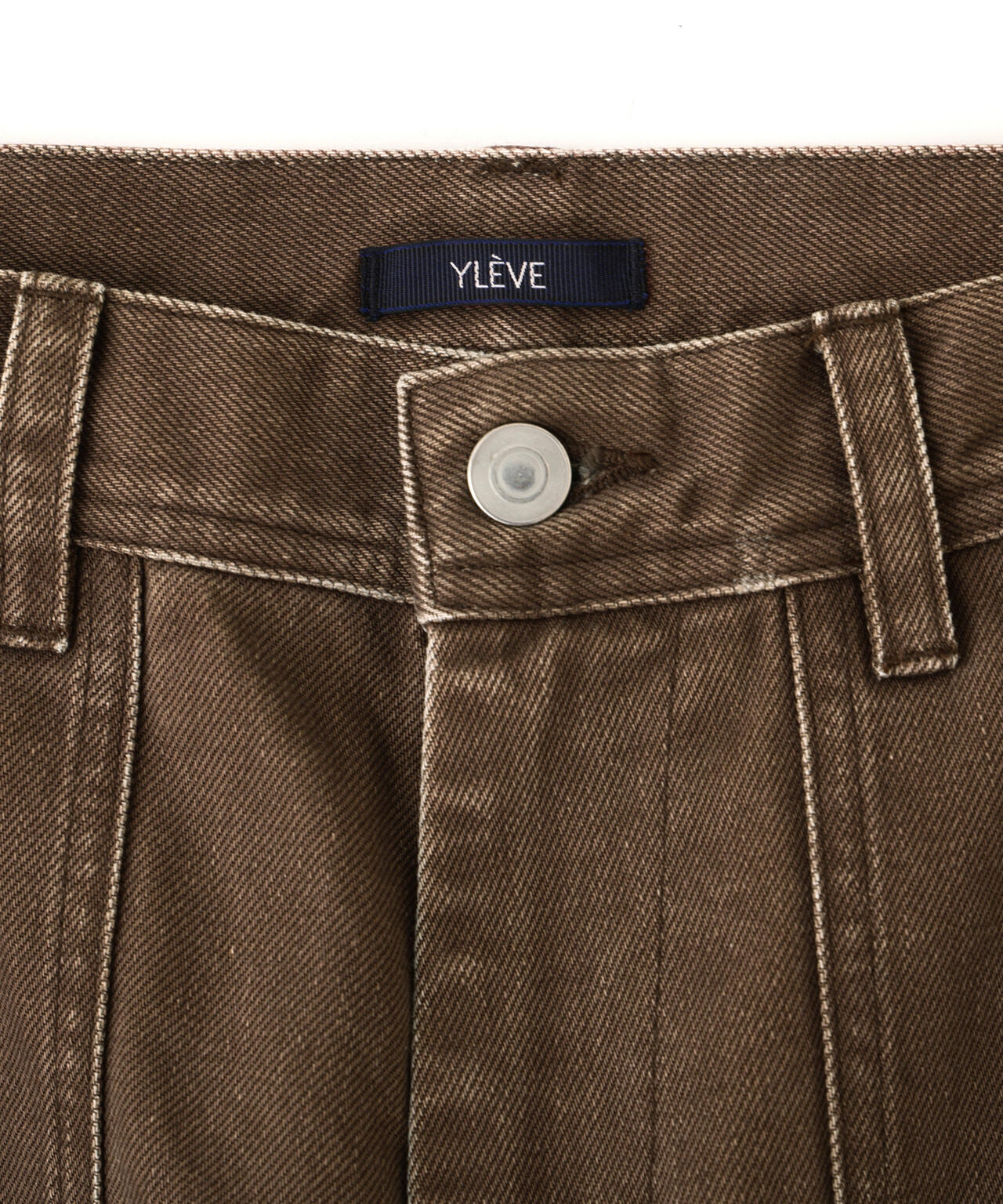 YLEVE / SUN-FADED COTTON TWILL PANTS