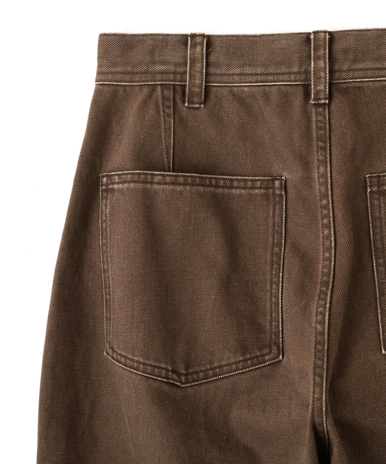 YLEVE / SUN-FADED COTTON TWILL PANTS