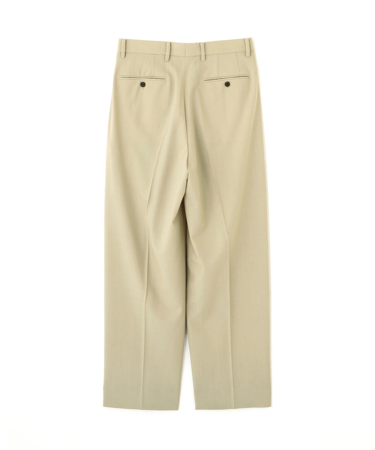YLEVE / 2/72 SUPER 100’s WOOL HIGH-TWIST VOILE TROUSERS