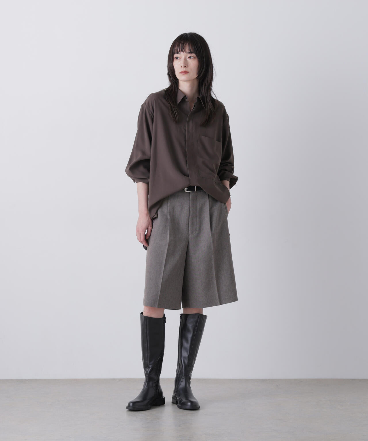 YLEVE / LYOCELL BROADCLOTH BLOUSE