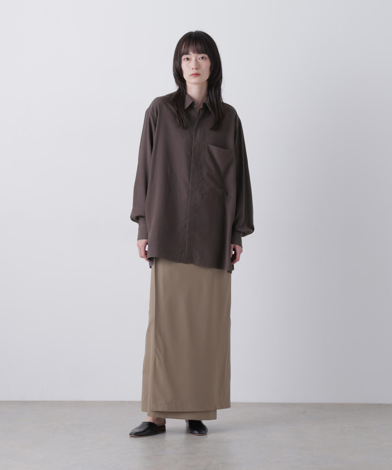YLEVE / LYOCELL BROADCLOTH BLOUSE