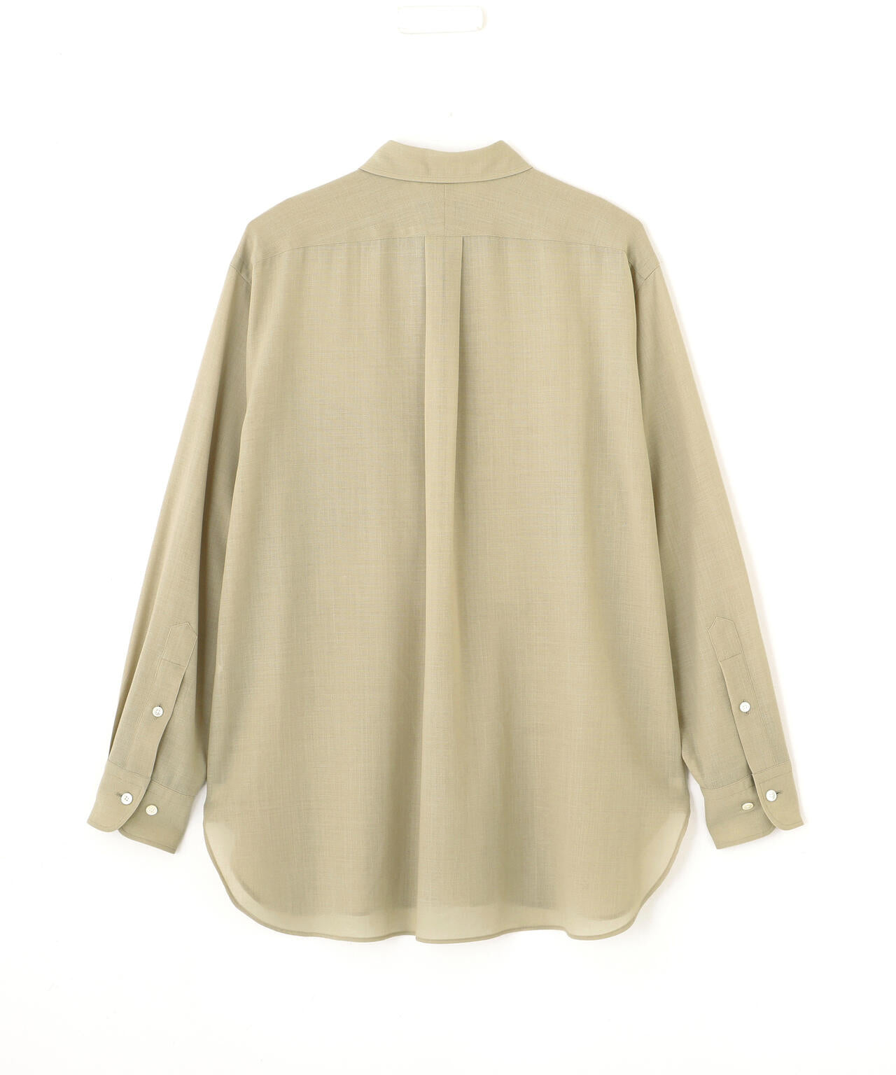 YLEVE / 2/72 SUPER 100’s WOOL HIGH-TWIST VOILE SHIRT