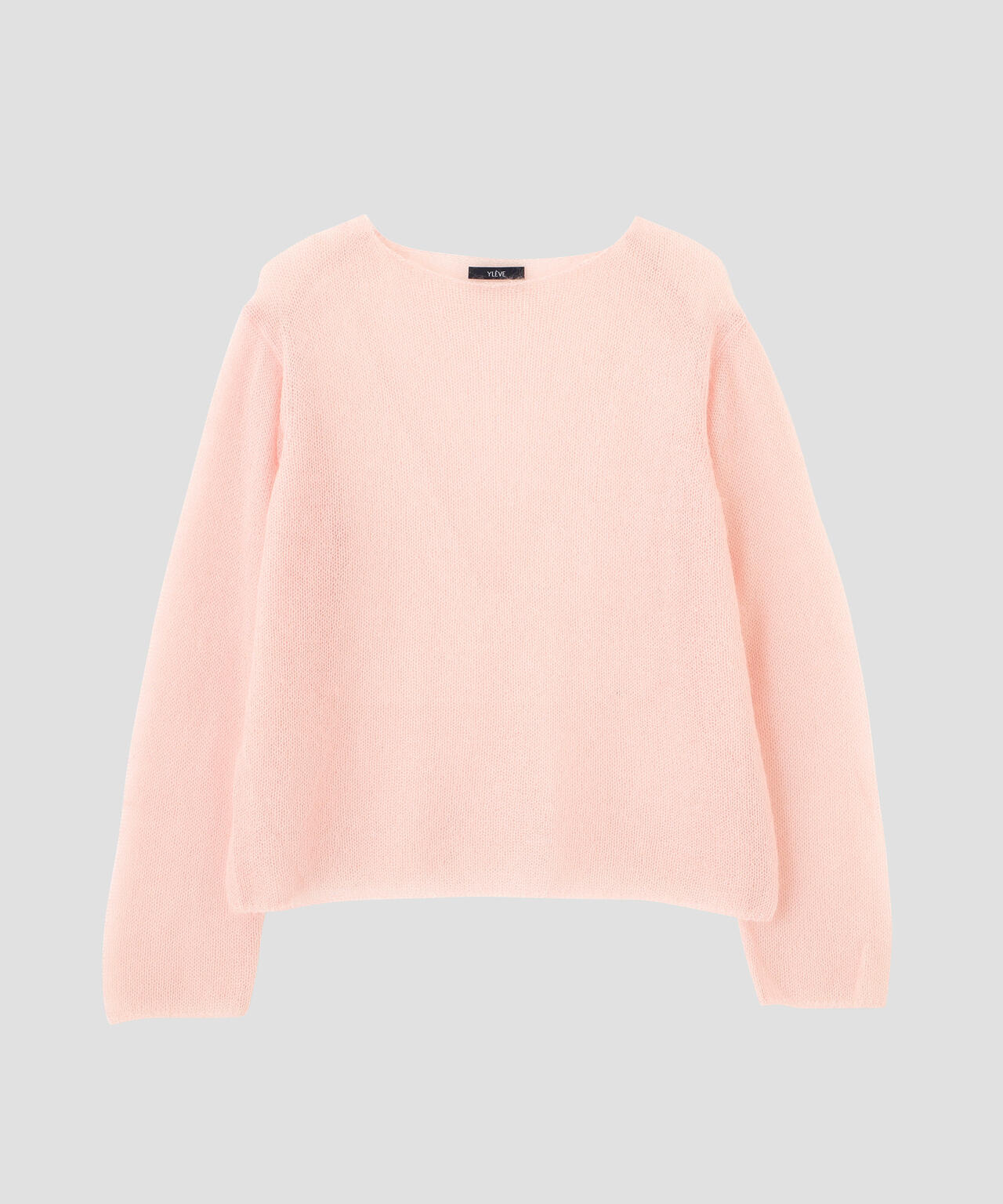 YLEVE / SUPER KID MOHAIR BOAT-NECK KNIT