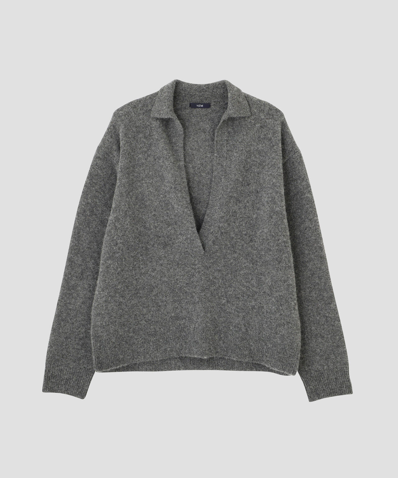 YLEVE / ROYAL ALPACA SKIPPER KNIT PULLOVER