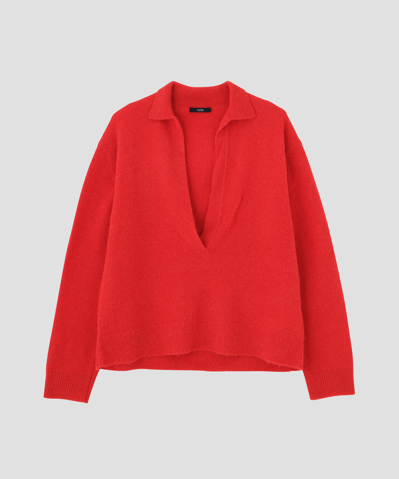 YLEVE / ROYAL ALPACA SKIPPER KNIT PULLOVER