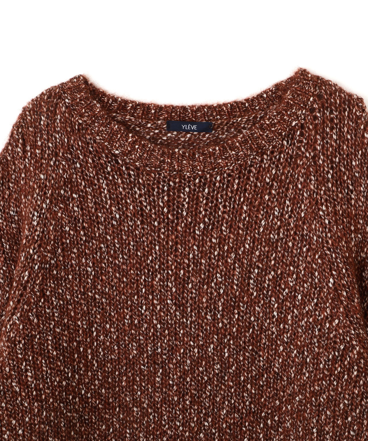 YLEVE / BOUCLE MOHAIR KNIT PULLOVER
