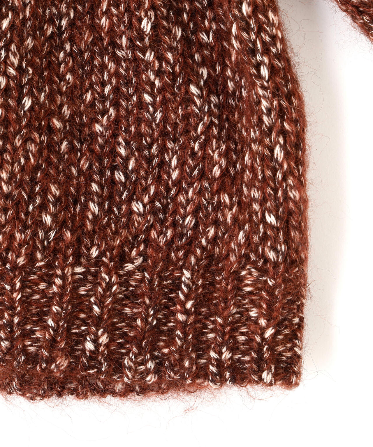 YLEVE / BOUCLE MOHAIR KNIT PULLOVER