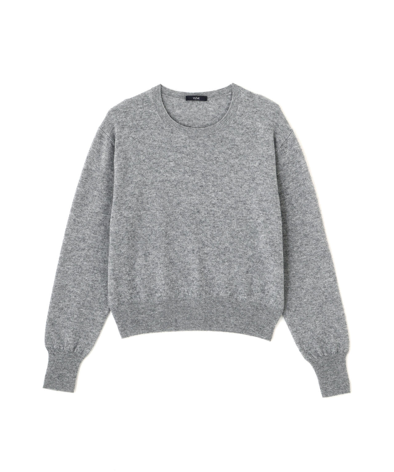 YLEVE / WOOL CASHMERE SCARF KNIT PULLOVER
