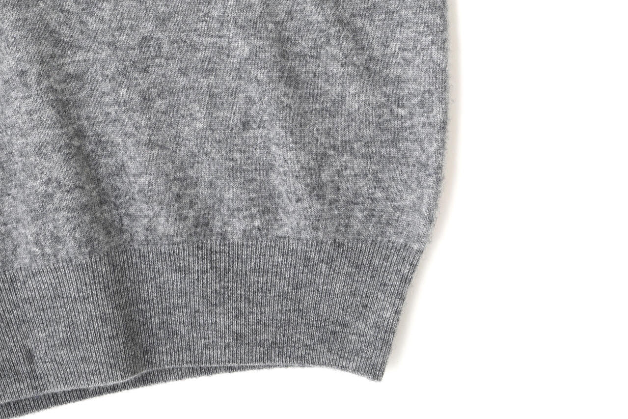 YLEVE / WOOL CASHMERE SCARF KNIT PULLOVER