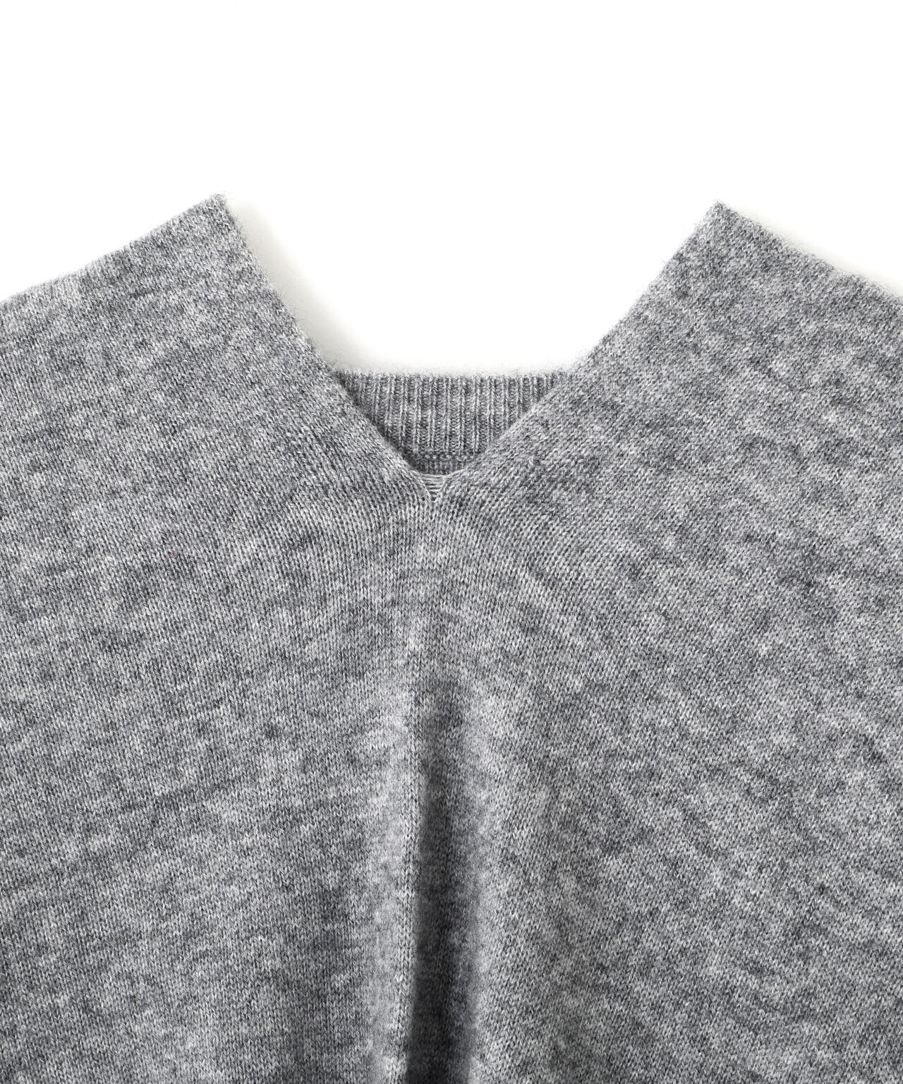 YLEVE / WOOL CASHMERE SCARF KNIT PULLOVER