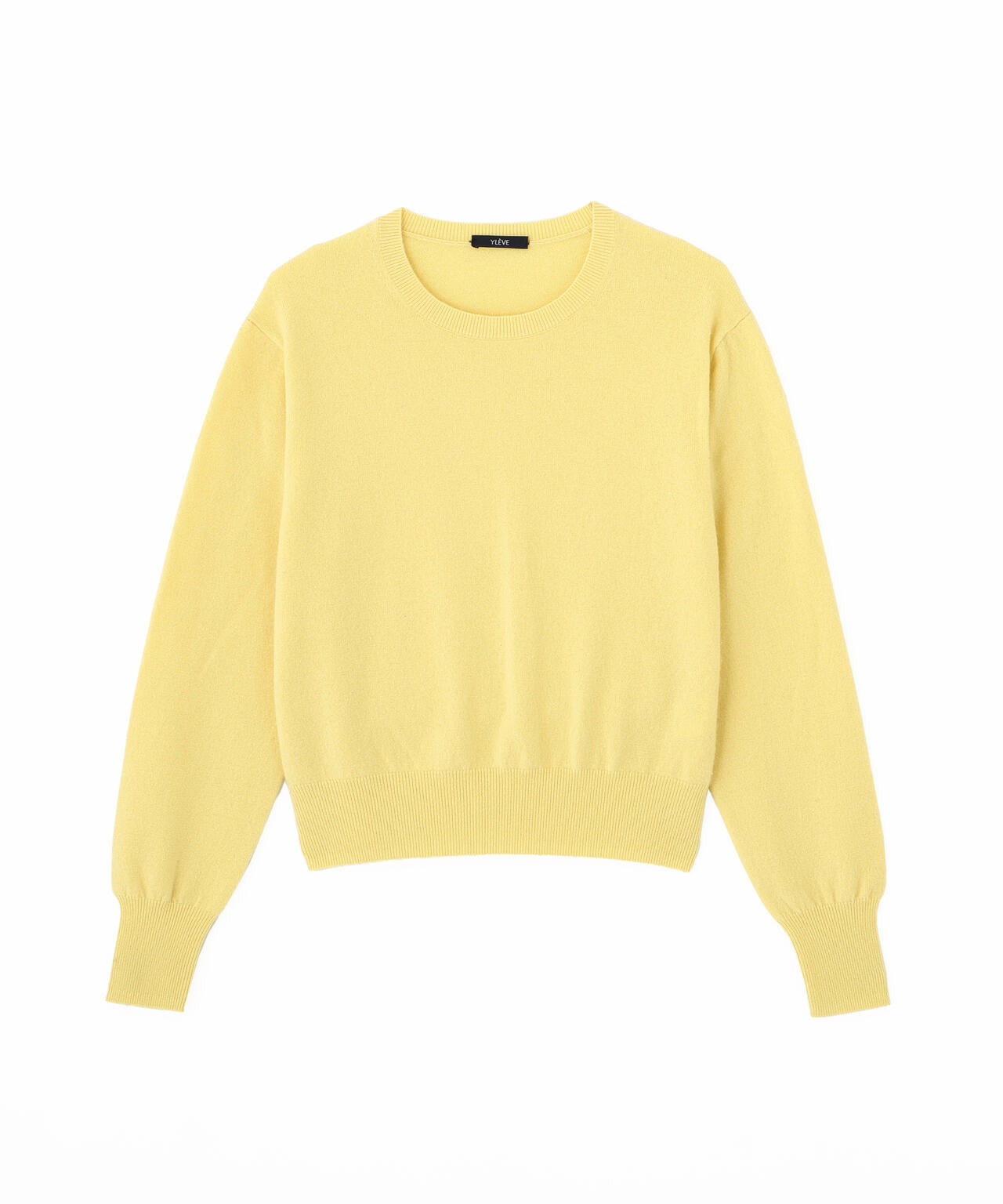 YLEVE / WOOL CASHMERE SCARF KNIT PULLOVER
