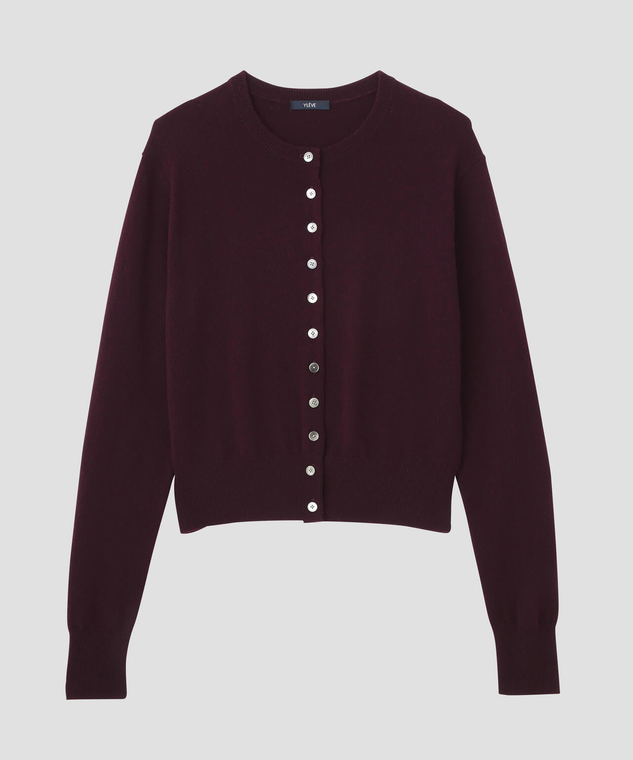 YLEVE / CASHMERE KNIT CARDIGAN