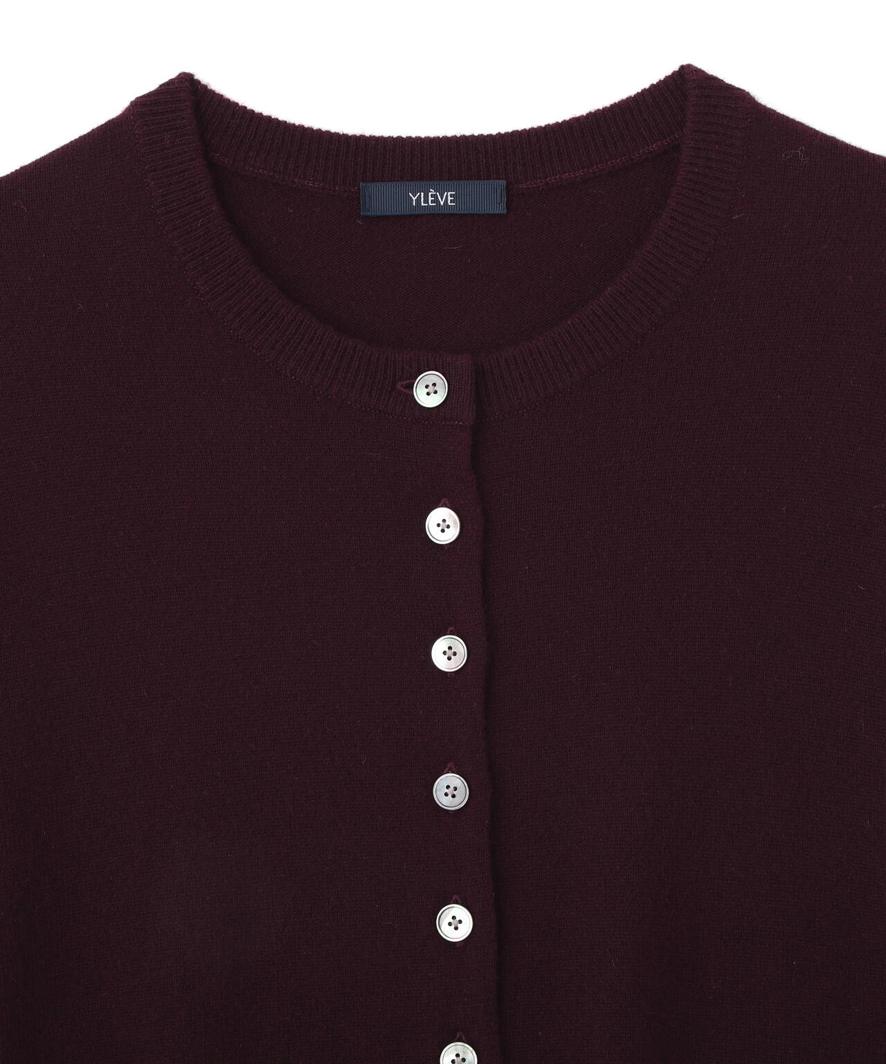 YLEVE / CASHMERE KNIT CARDIGAN