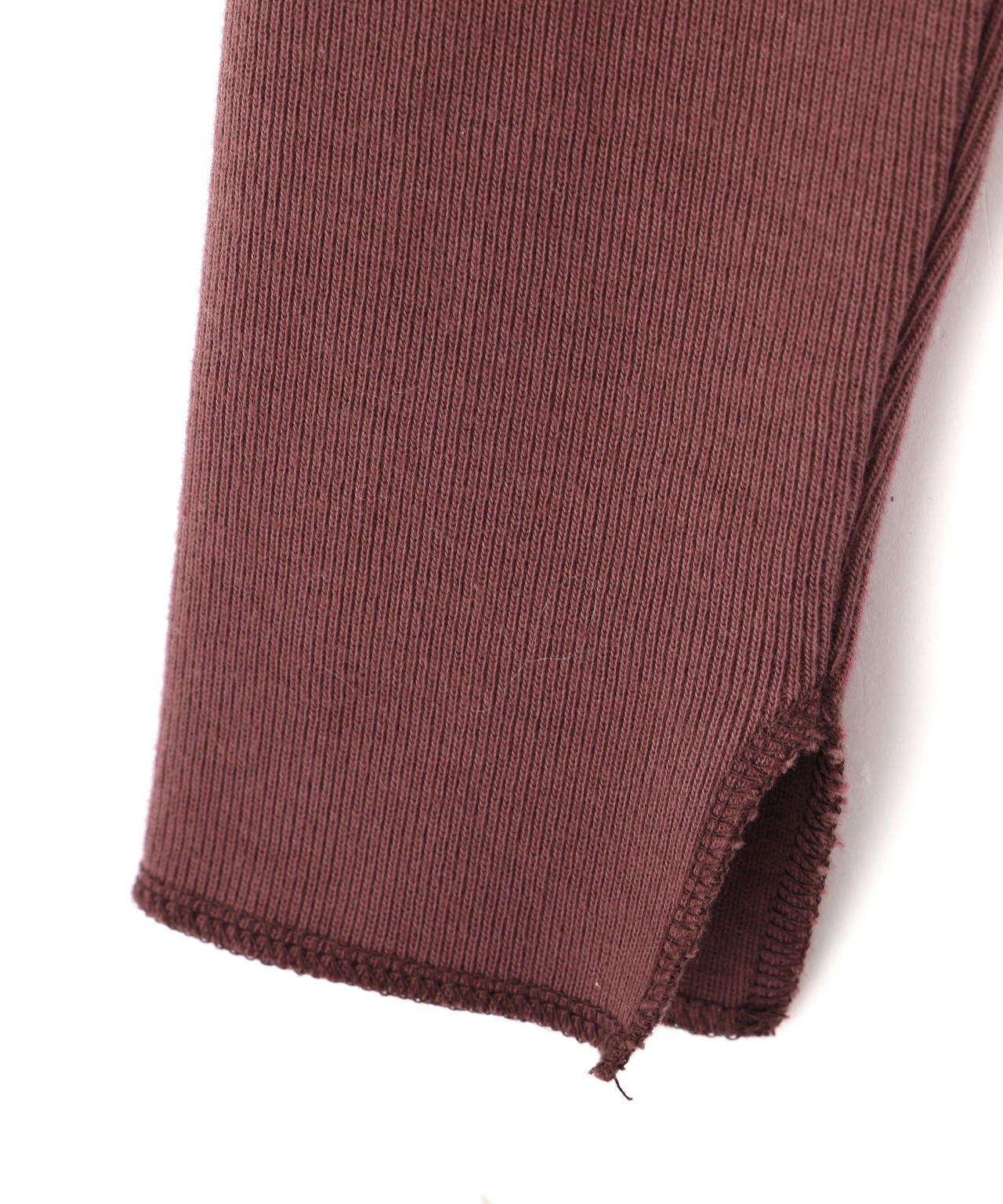 YLEVE / COTTON RIB LONG-SLEEVE T