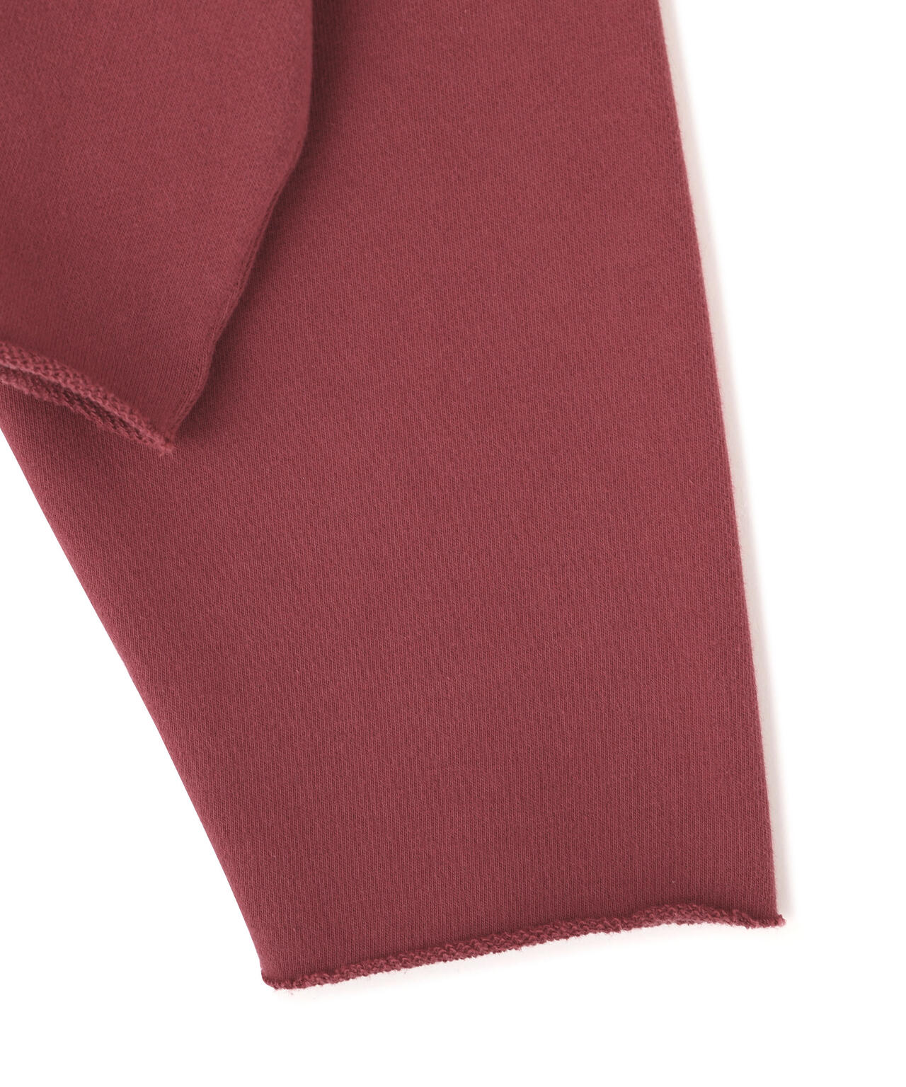 YLEVE / SOFT COTTON CUT OFF SWEAT SHIRT