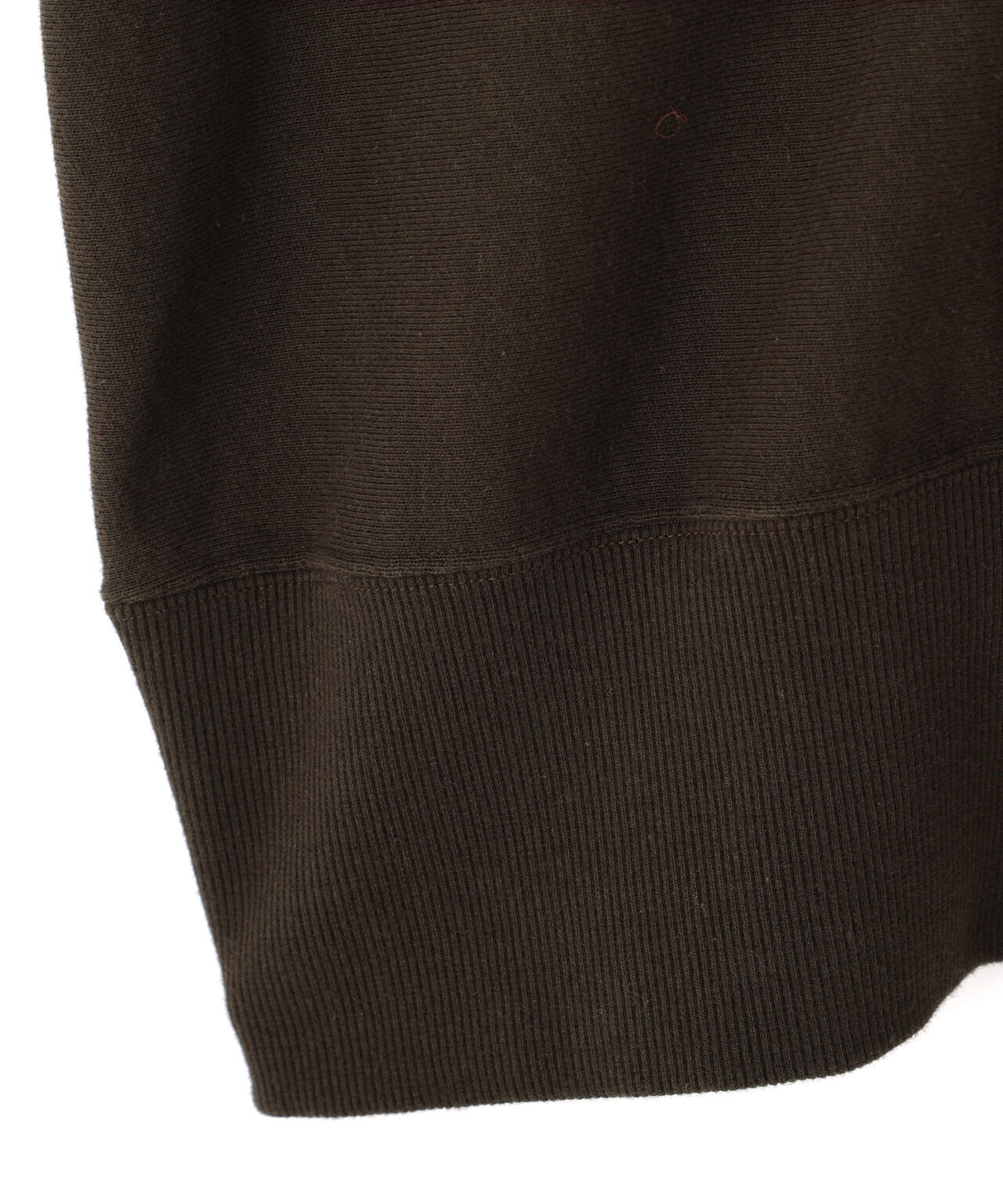 YLEVE / SOFT COTTON HALF ZIP SWEAT SHIRT