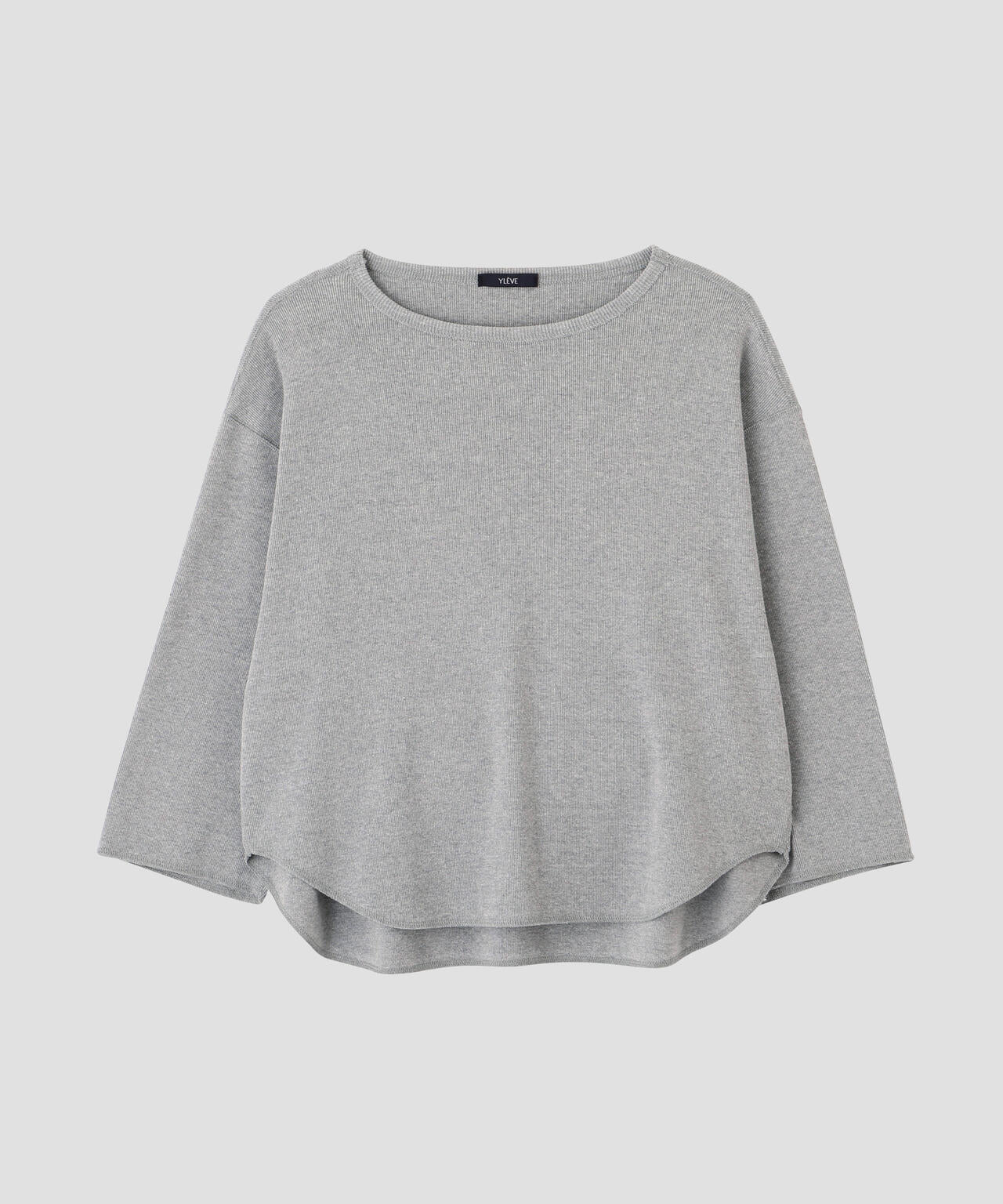 YLEVE / COTTON RIB PULLOVER