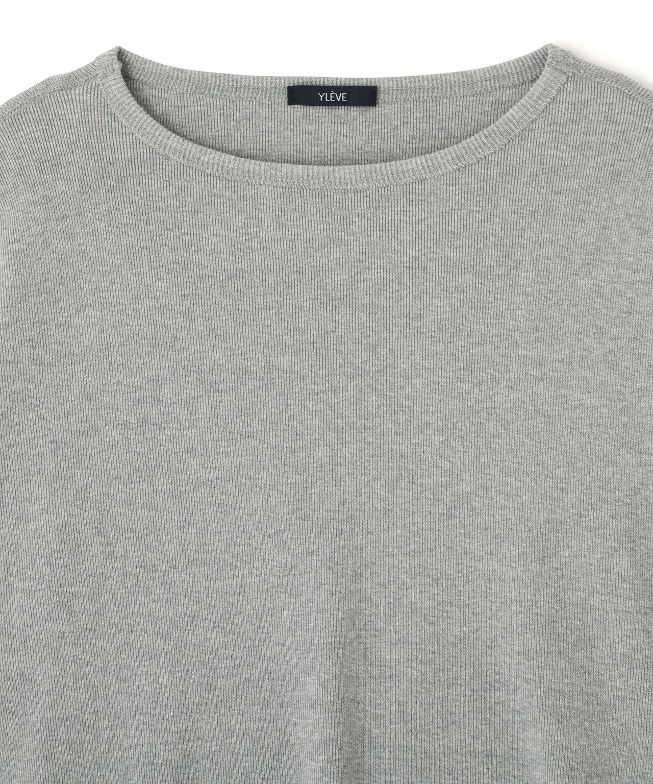YLEVE / COTTON RIB PULLOVER