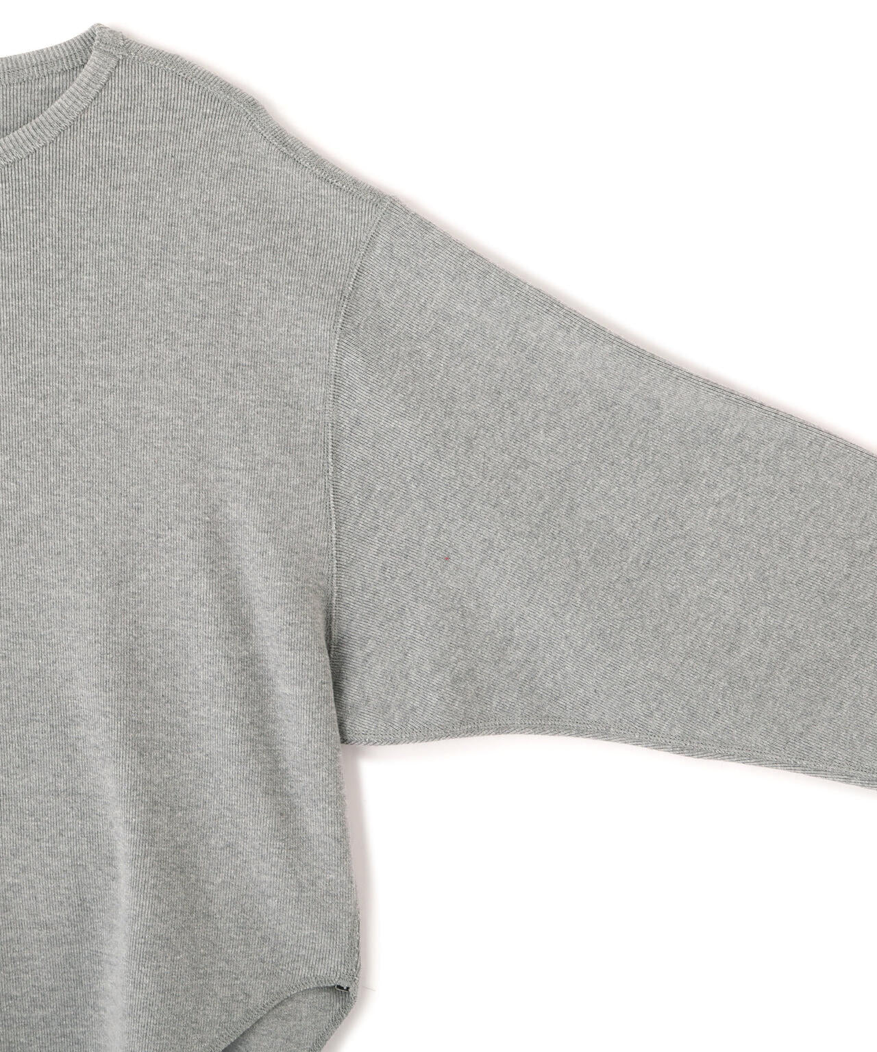 YLEVE / COTTON RIB PULLOVER