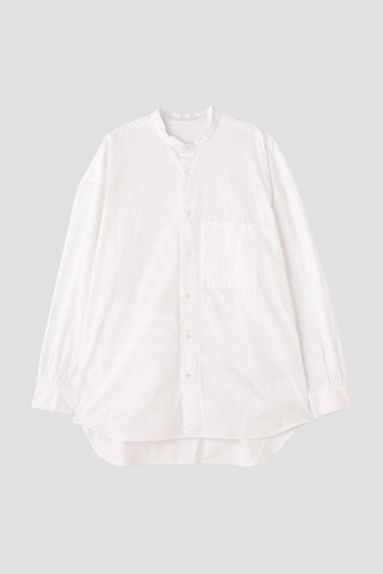 GOODNEIGHBORS SHIRTS / BASUKIA  BAND COLLAR SH