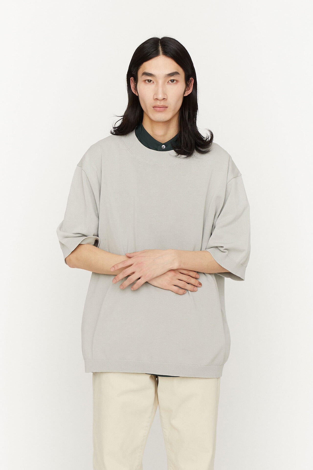 ［別注］STUDIO NICHOLSON / ICE COTTON 12GG SHORT SLEEVE T SHIRT