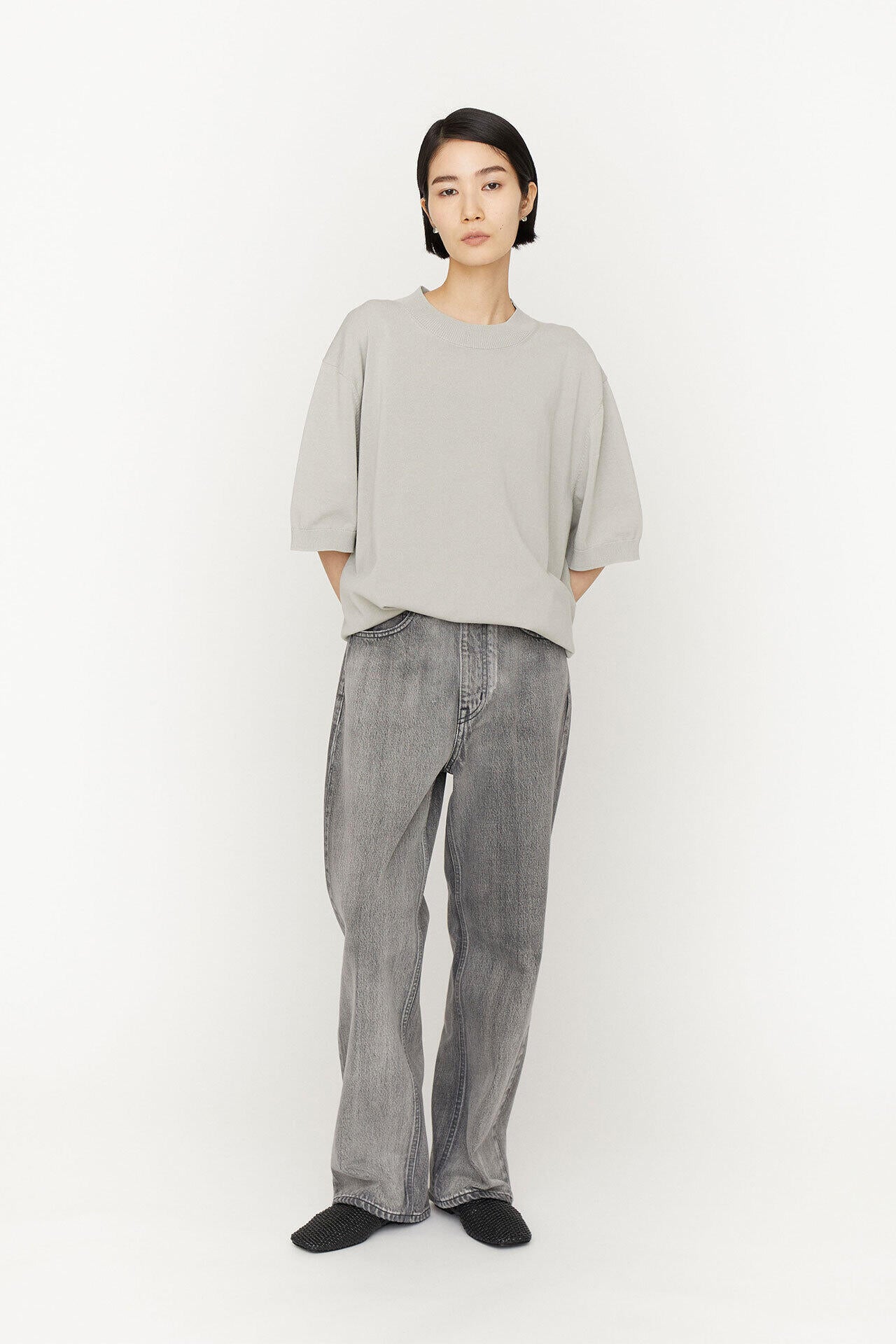 ［別注］STUDIO NICHOLSON / ICE COTTON 12GG SHORT SLEEVE T SHIRT