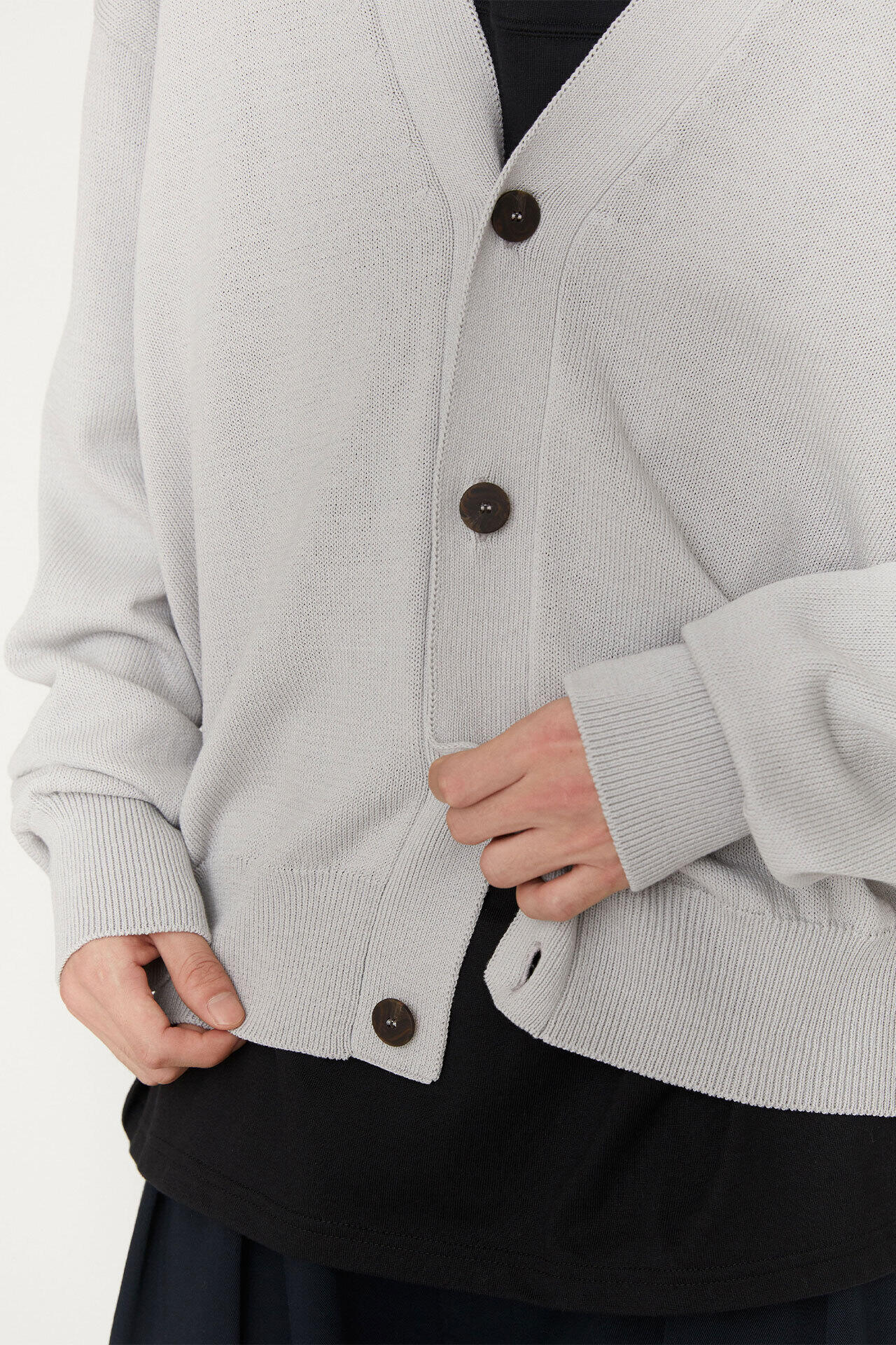 ［別注］STUDIO NICHOLSON / ICE CREPE COTTON 7GG CARDIGAN