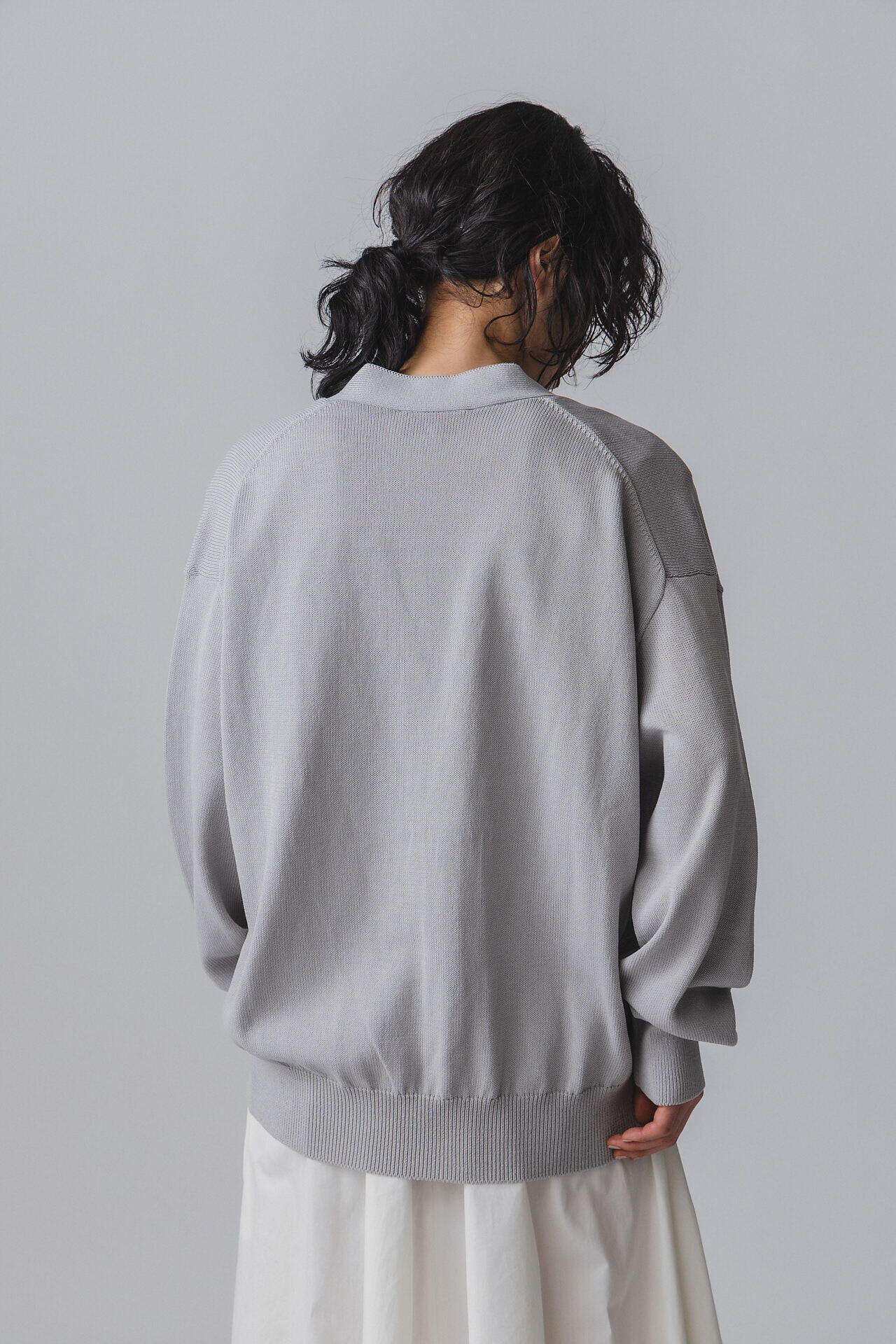 ［別注］STUDIO NICHOLSON / ICE CREPE COTTON 7GG CARDIGAN