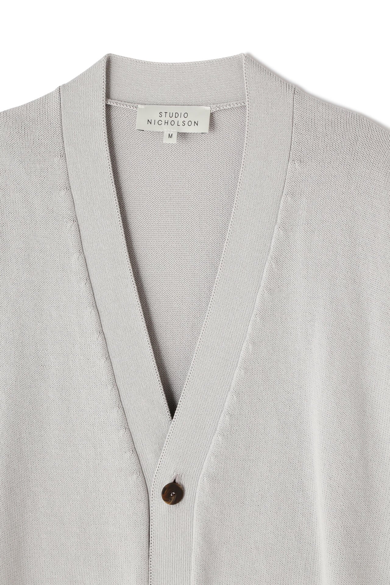 ［別注］STUDIO NICHOLSON / ICE CREPE COTTON 7GG CARDIGAN