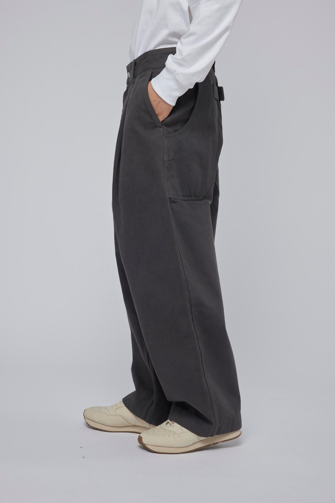 STUDIO NICHOLSON / RCYCLD GRMNT DYE DENIM GARMENT DYED PANT
