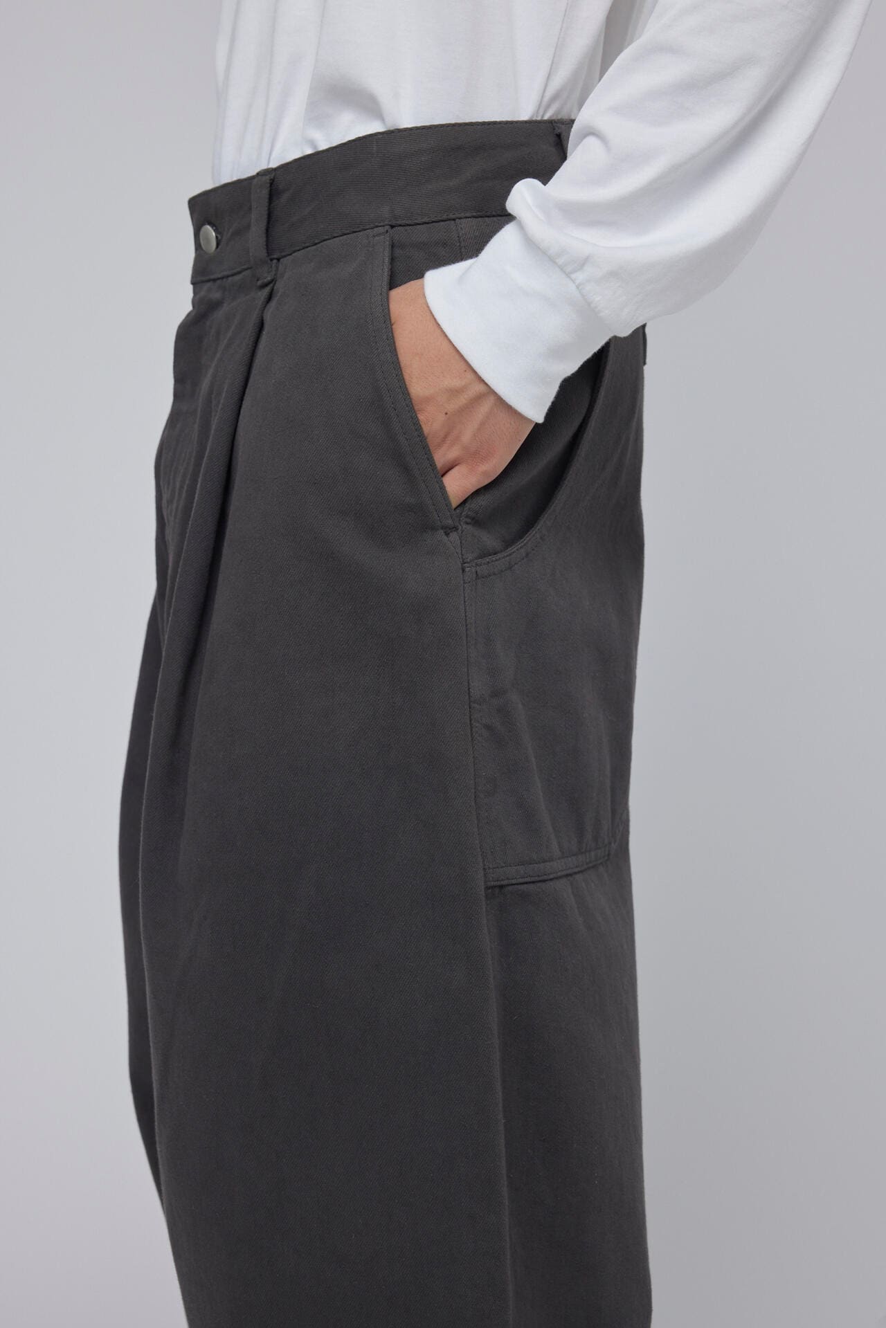 STUDIO NICHOLSON / RCYCLD GRMNT DYE DENIM GARMENT DYED PANT