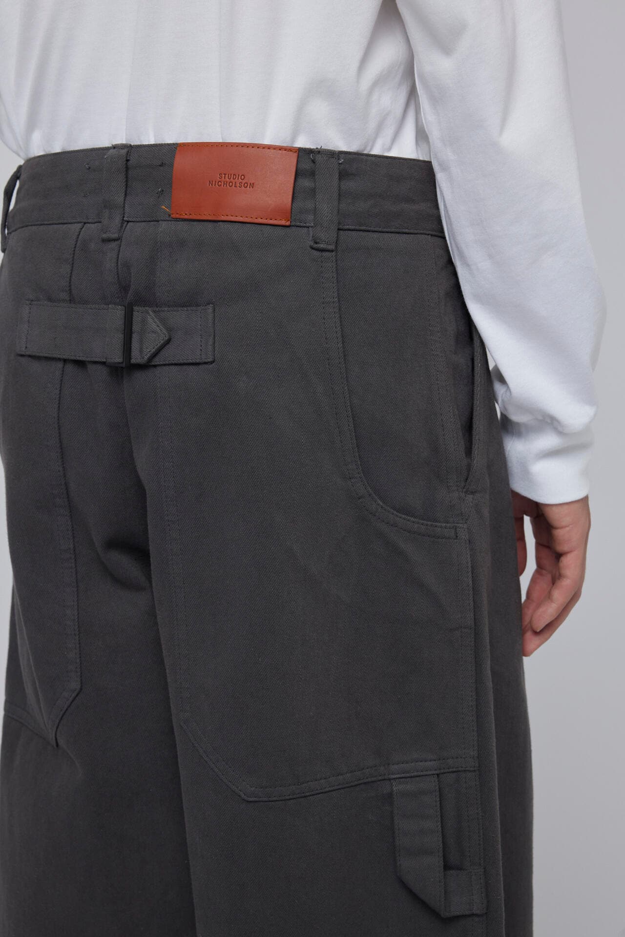 STUDIO NICHOLSON / RCYCLD GRMNT DYE DENIM GARMENT DYED PANT