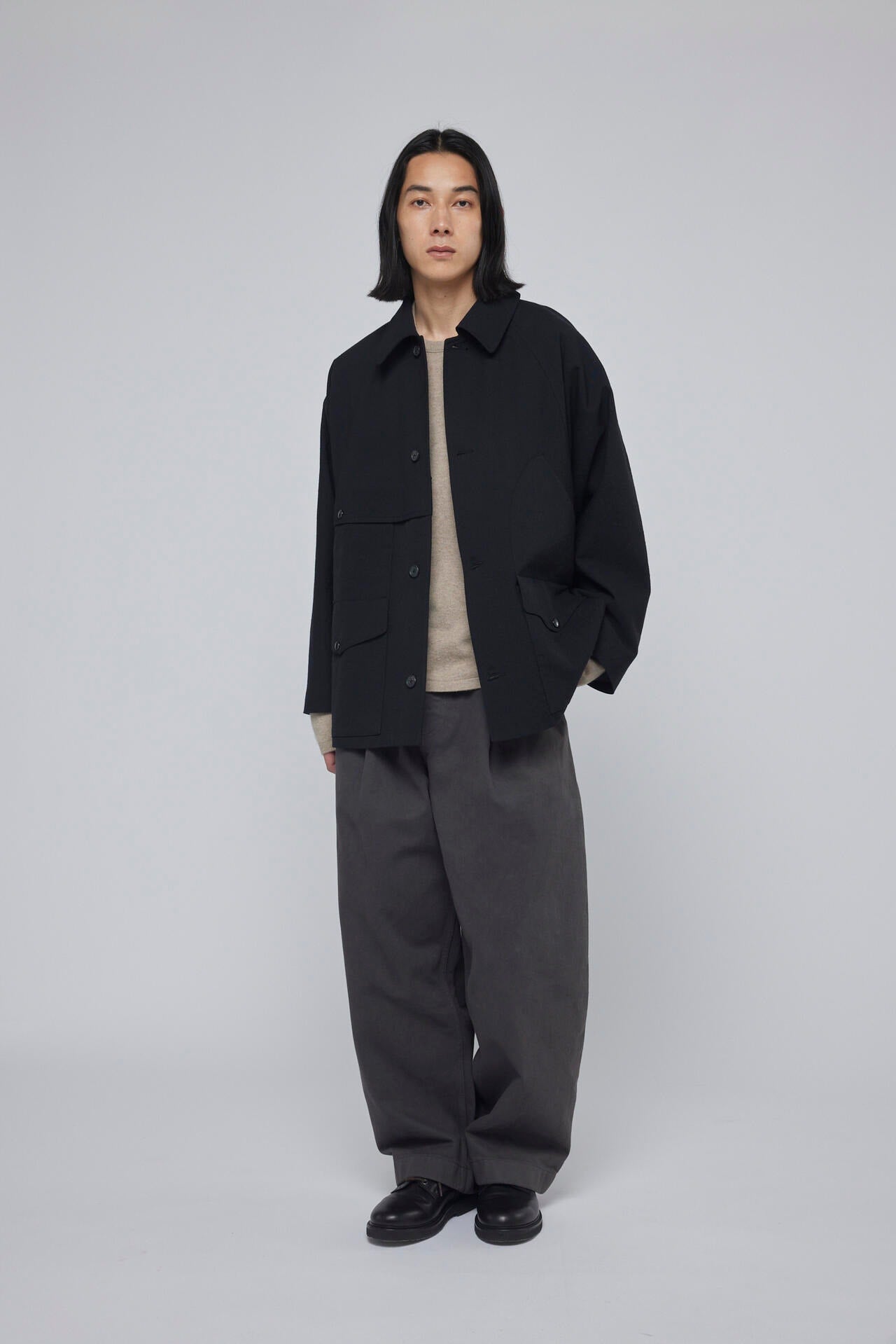 STUDIO NICHOLSON / RCYCLD GRMNT DYE DENIM GARMENT DYED PANT