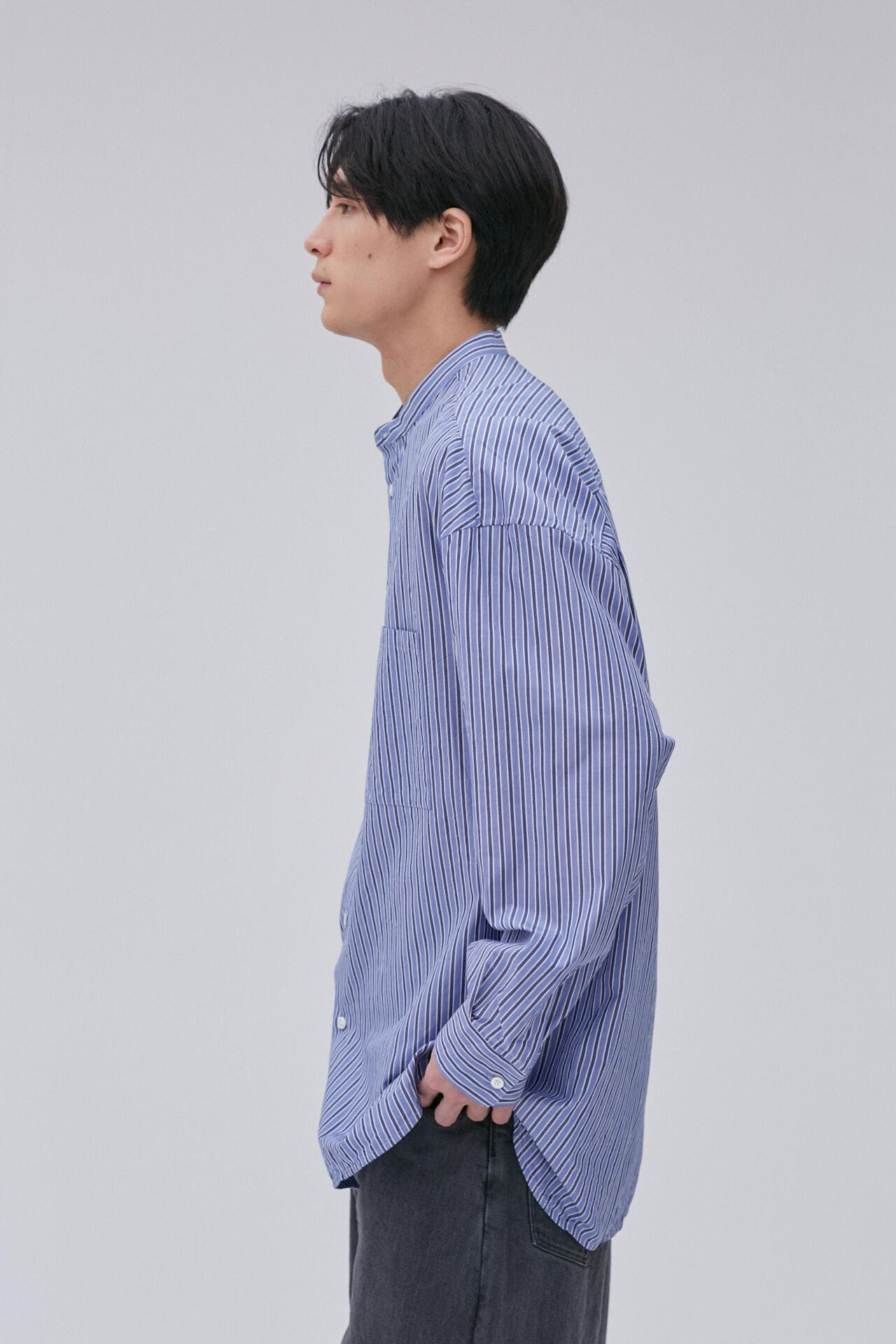GOODNEIGHBORS SHIRTS / RADHA WIDE FIT STRIPE  SH