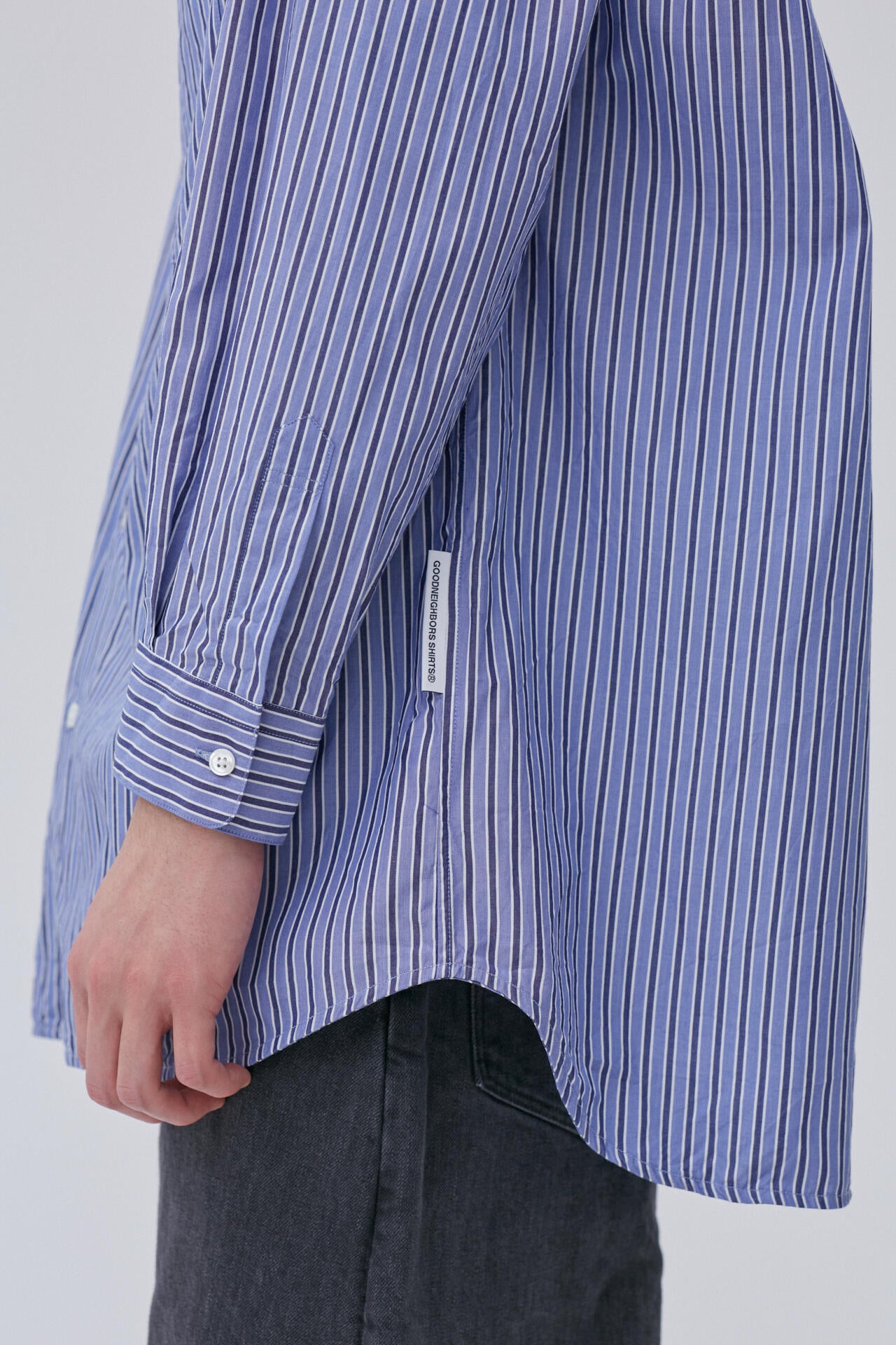GOODNEIGHBORS SHIRTS / RADHA WIDE FIT STRIPE  SH