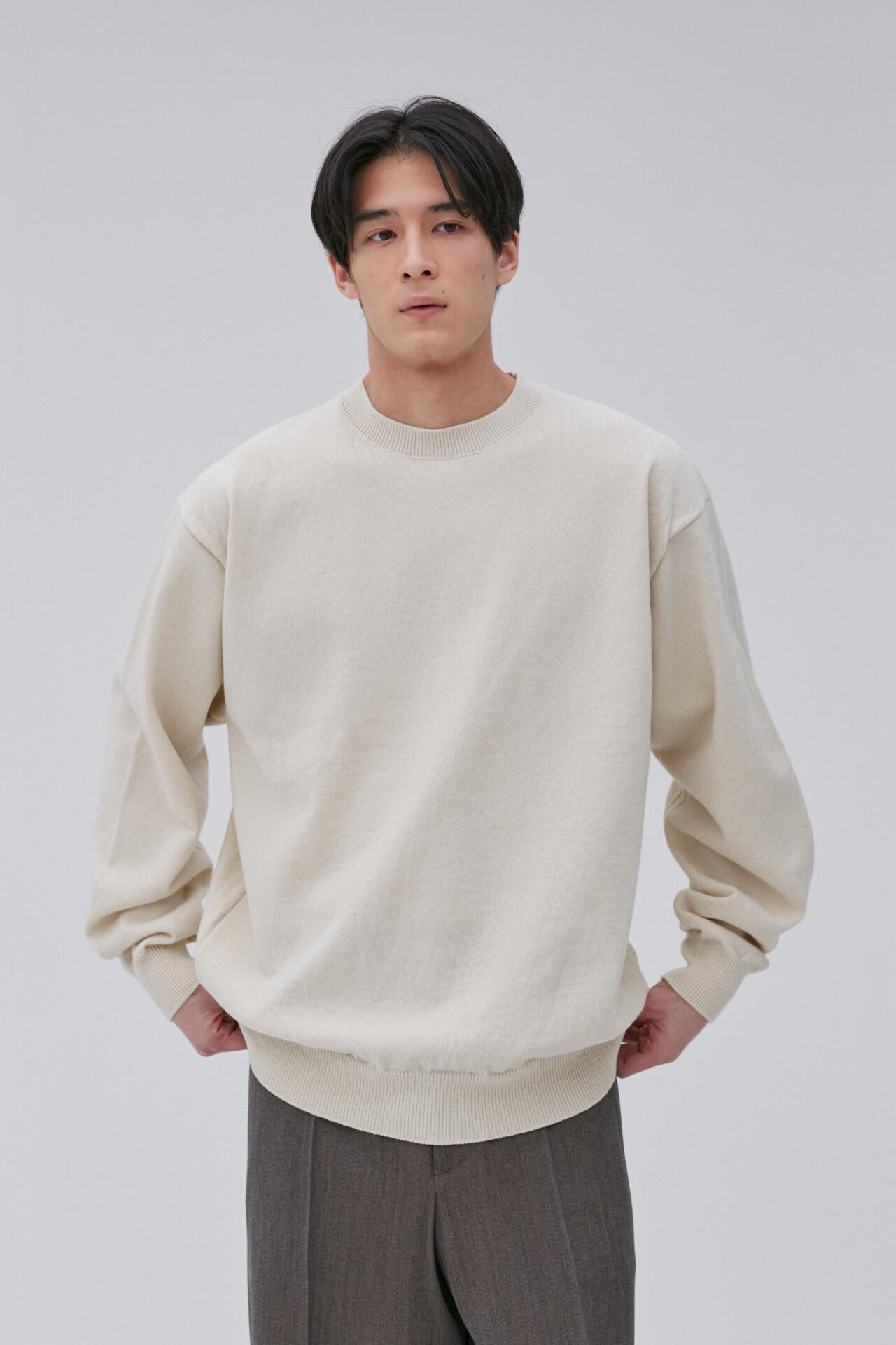 Yonetomi / RIGID CASHMERE KNIT P/O　
